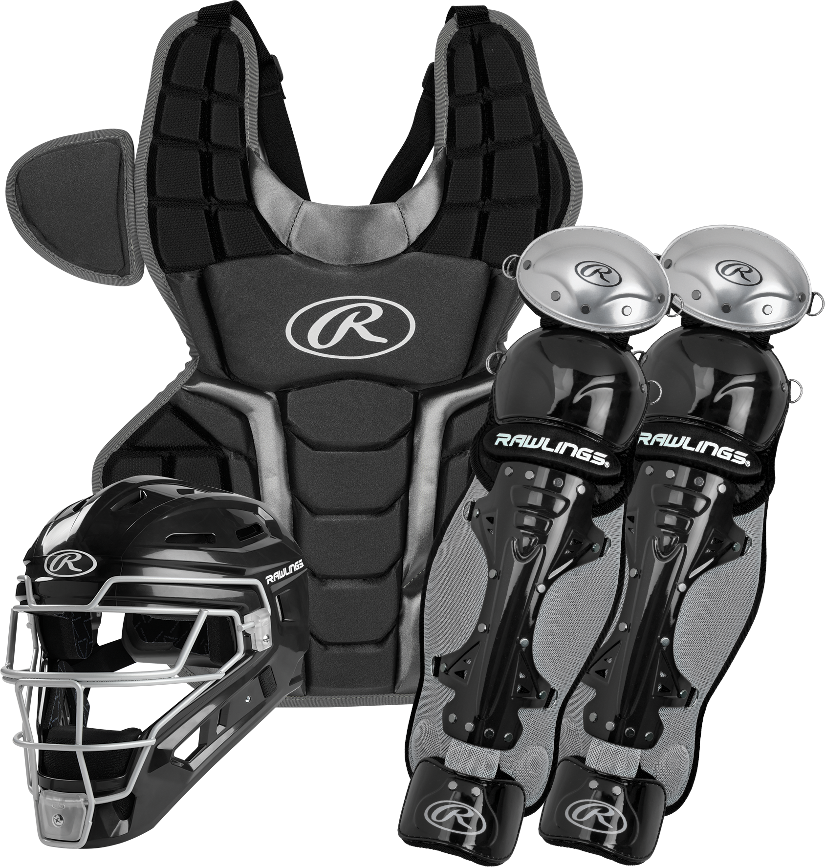 Rawlings Renegade 2.0 Youth Baseball Catcher's Gear Set - Complete Protective Equipment for Young Players | Perfect for Little League, Training & Games