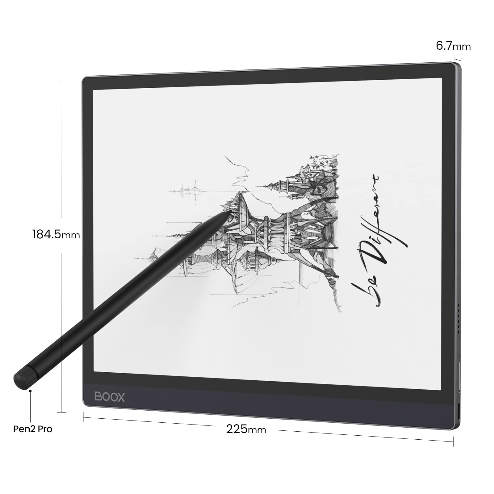 BOOX Tab Ultra 10.3 Inch ePaper Tablet - 128GB Storage, Android 11, Front Light, Camera, G-Sensor, TF Card Slot, WiFi, Bluetooth, OTG - Perfect for Reading, Note-Taking & Digital Work