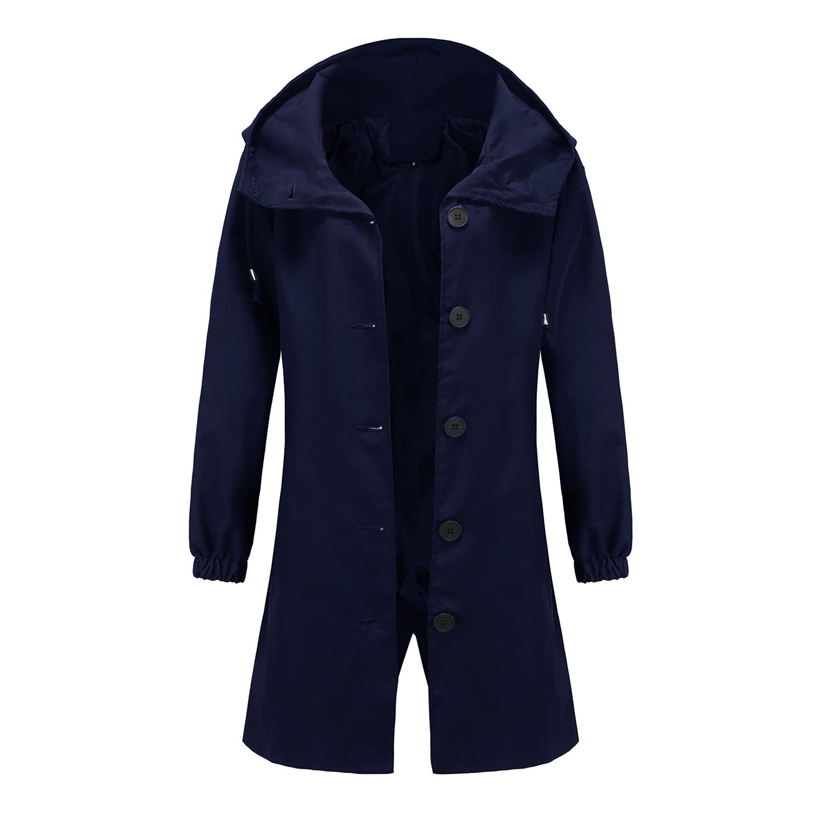 Uikceten Women's Winter Coats - Waterproof Windproof Hooded Rain Jacket for Outdoor Activities, Plus Size Loose Fit - Perfect for Hiking, Skiing & Cold Weather Protection