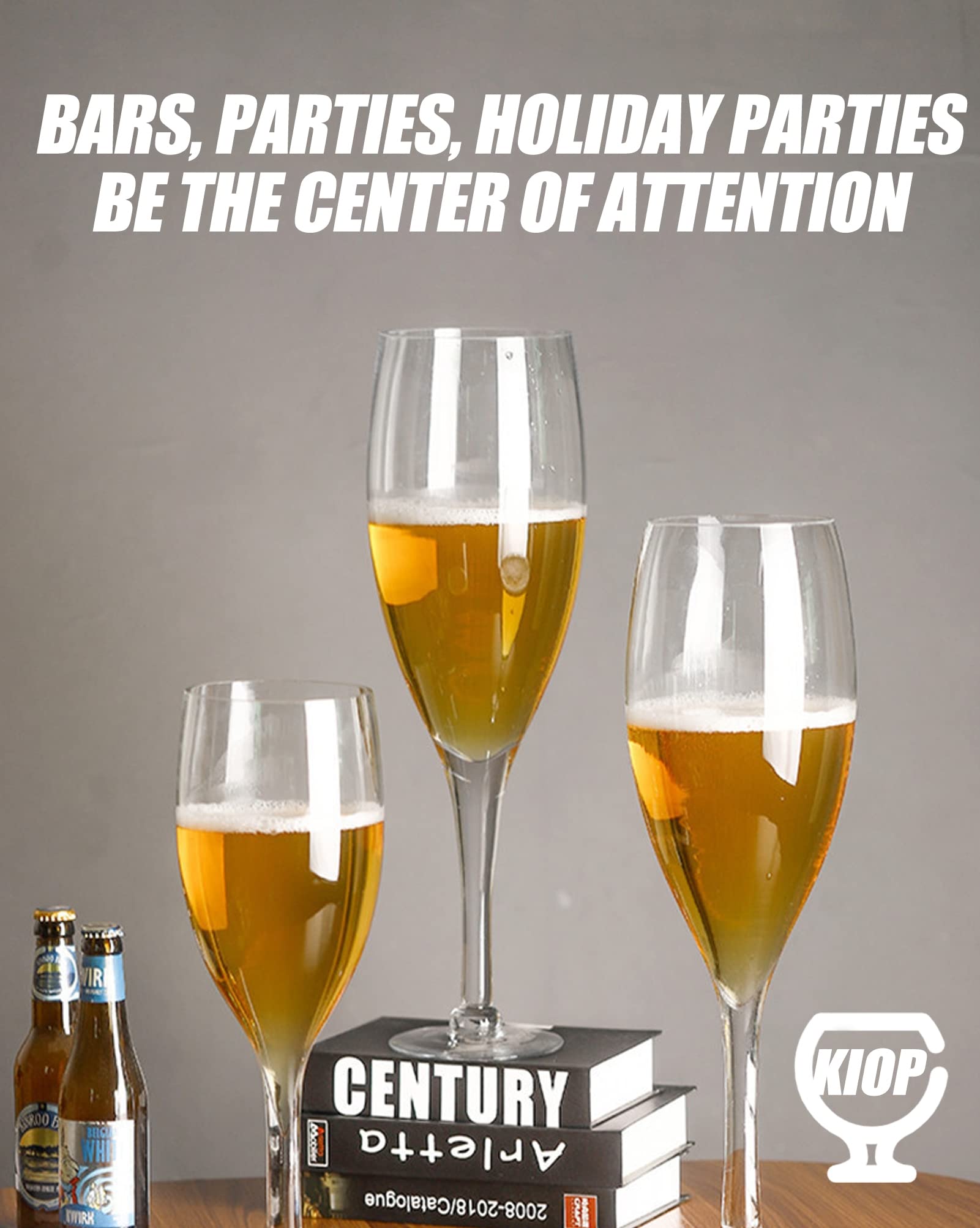 Extra Large 6000ml Glass Giant Oversized Goblet - Perfect for Draft Beer, Wine & Cocktails | Ideal for Bars, Parties & Home Entertaining | Includes Wine Cork Storage (2500ml Option Available)