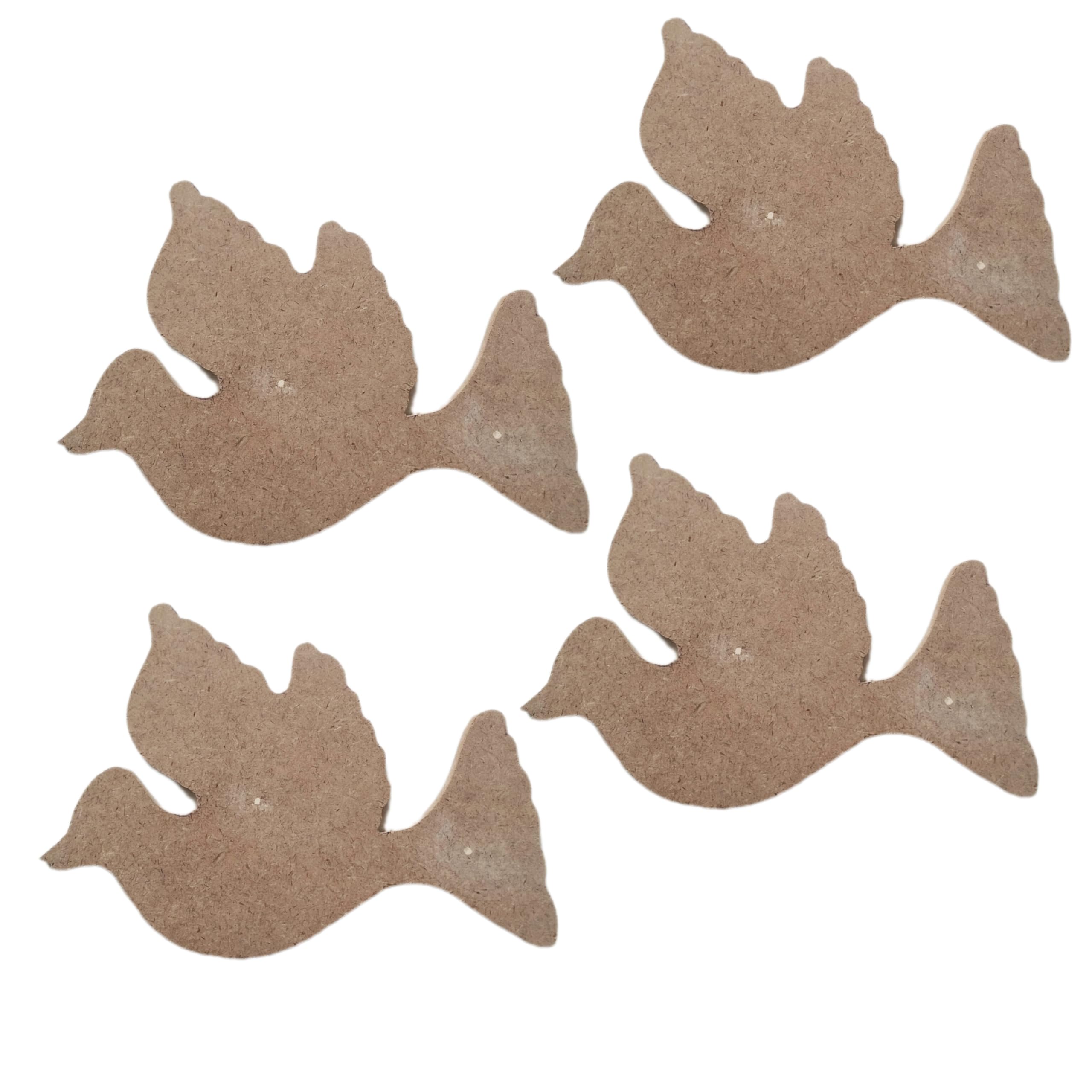 Premium MDF Board Bird-Shaped Hanging Cutouts - DIY Home Decor, Nursery Wall Art, Wedding & Party Decoration