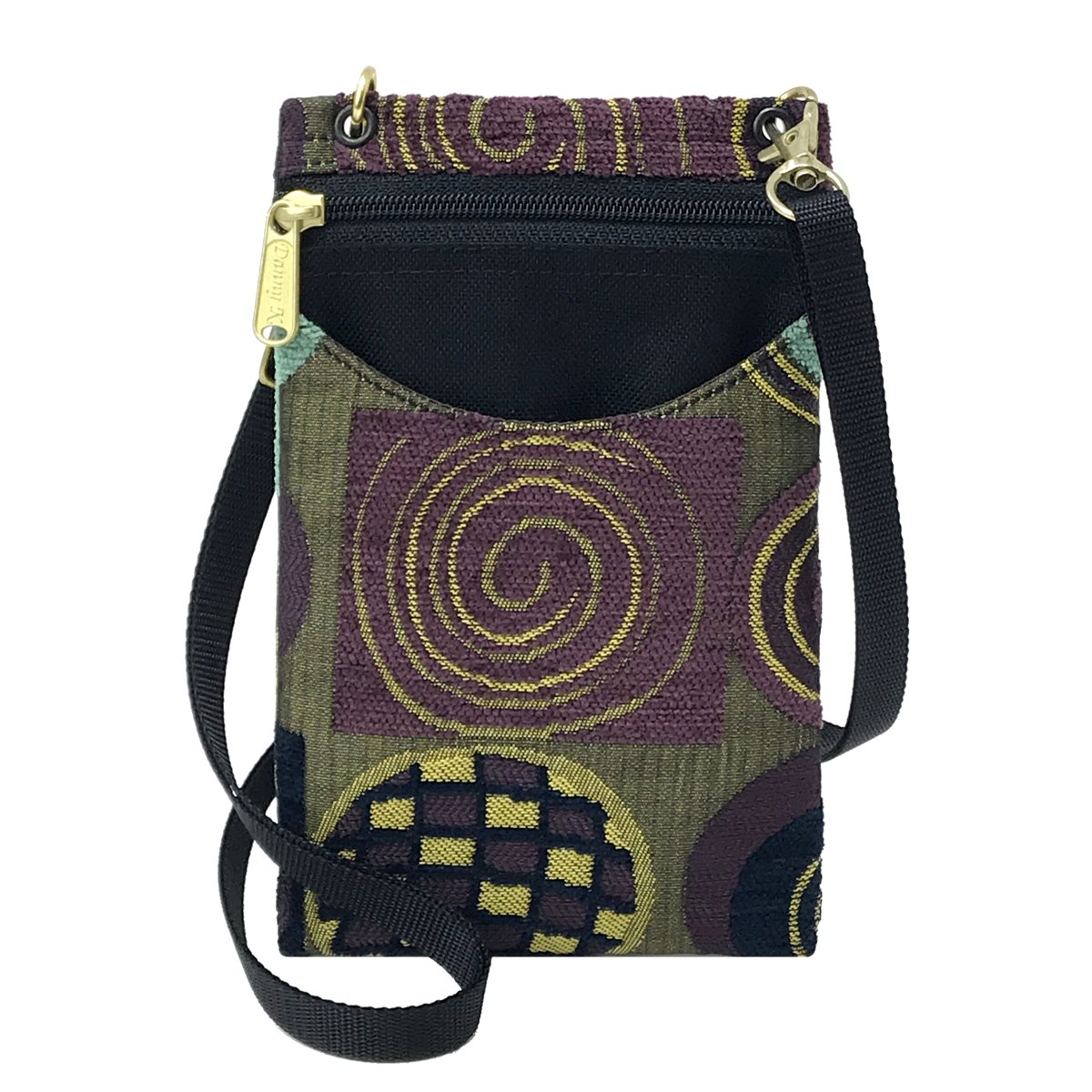 Danny K Women's Handmade Tapestry Crossbody Bag - Small Phone Purse & Passport Holder for Travel | USA Made Boho Shoulder Bag for Everyday Use, Shopping & Vacation Accessories