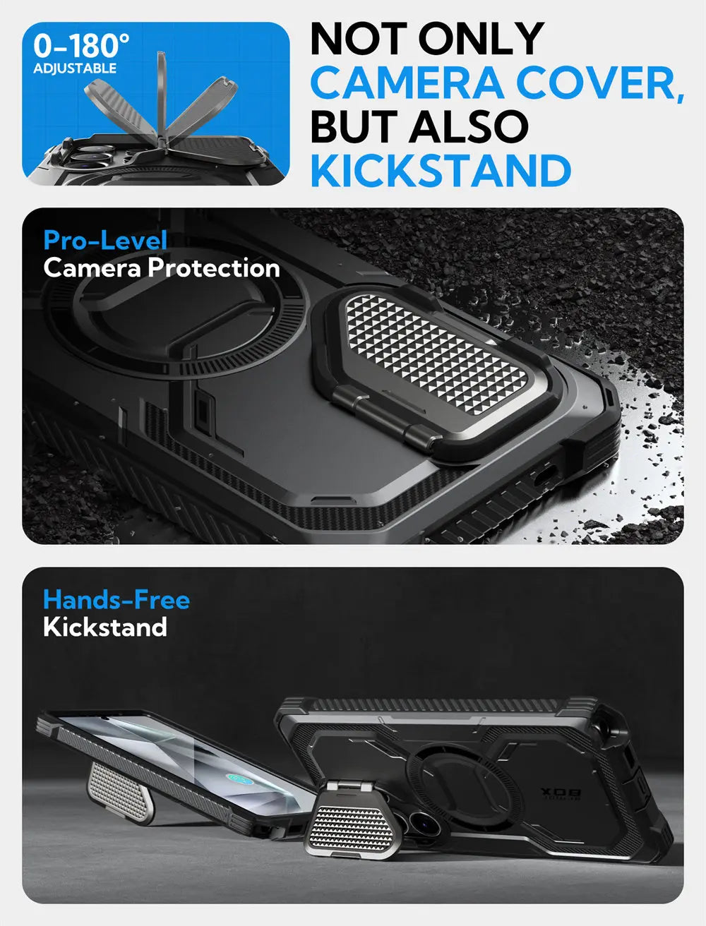 Galaxy S25 Ultra Case - BLASON Armorbox Full Body Protective Cover with Military-Grade Drop Protection | Perfect for Outdoor Adventures, Travel & Daily Use