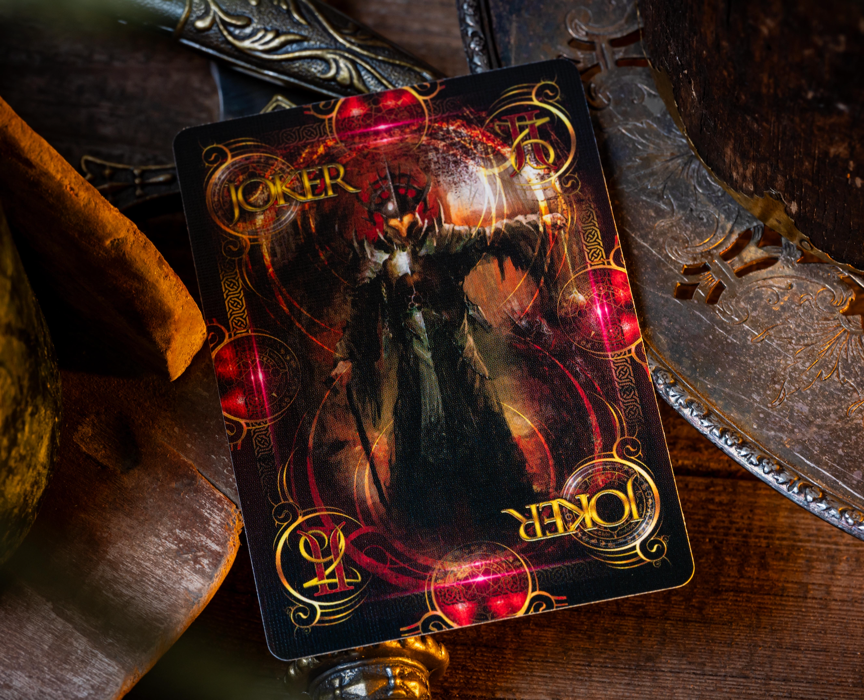 Dark Templar Knights Themed Bicycle Playing Cards - Premium Quality Poker Cards for Magic Tricks, Card Games, and Collectors