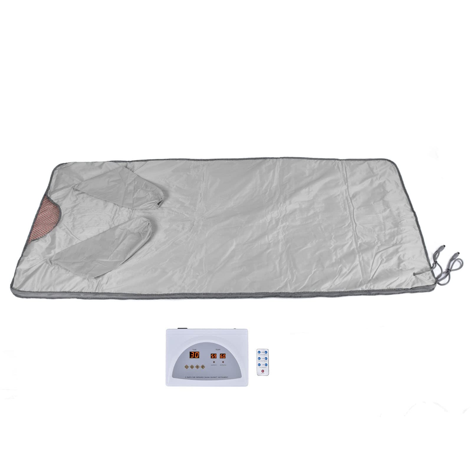 Zerodis Portable Infrared Sauna Blanket - Digital Heating Pad with Oxford Fabric for Home Spa & Relaxation | Perfect for Detox, Pain Relief & Weight Loss