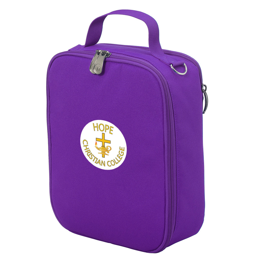 Hope Christian College Insulated Lunch Bag for School & Work - Large Reusable Lunch Tote with Thermal Lining - Perfect for Students, Teachers & Office Professionals