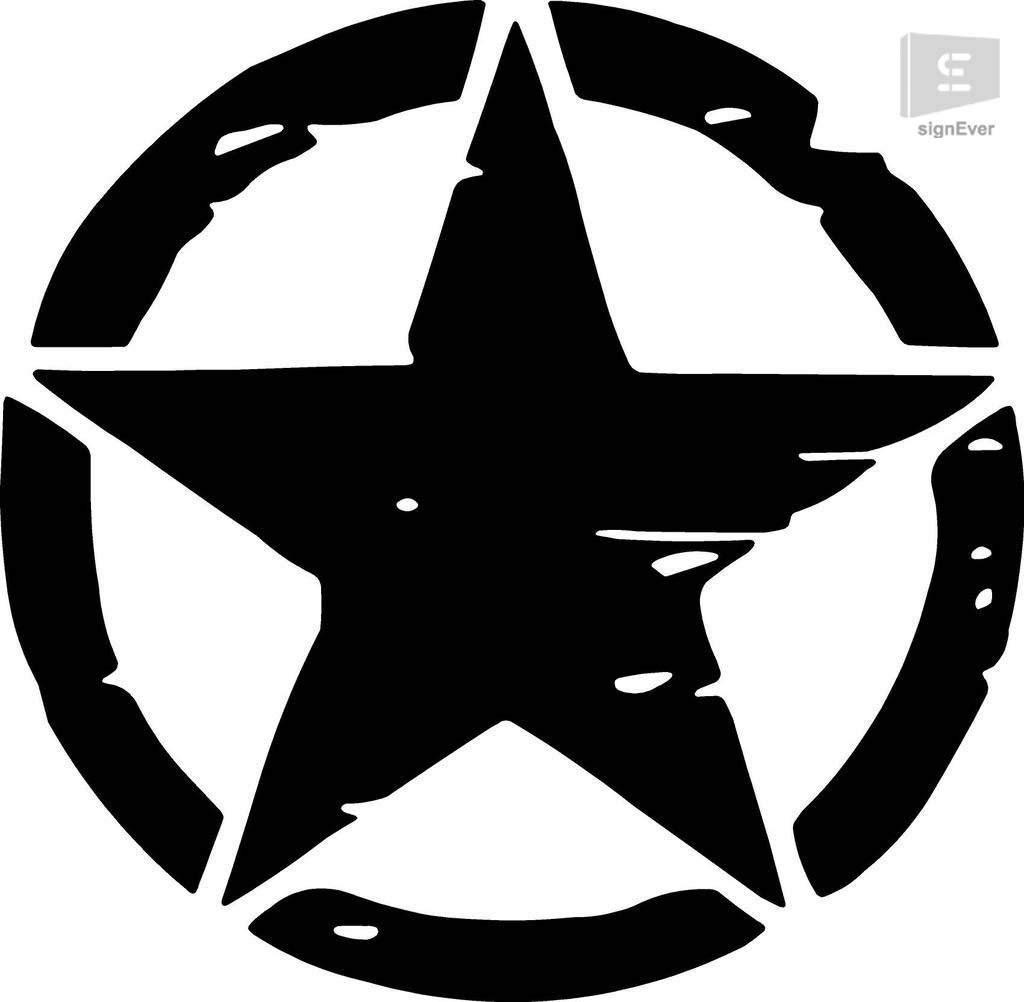 Royal Enfield Bullet Classic 350 Vinyl Decal Stickers - Scratch Resistant Black Star Design for Battery Cover, Helmet & Tank (11.5x11.5cm, Pack of 2) - Motorcycle Customization & Personalization Accessories