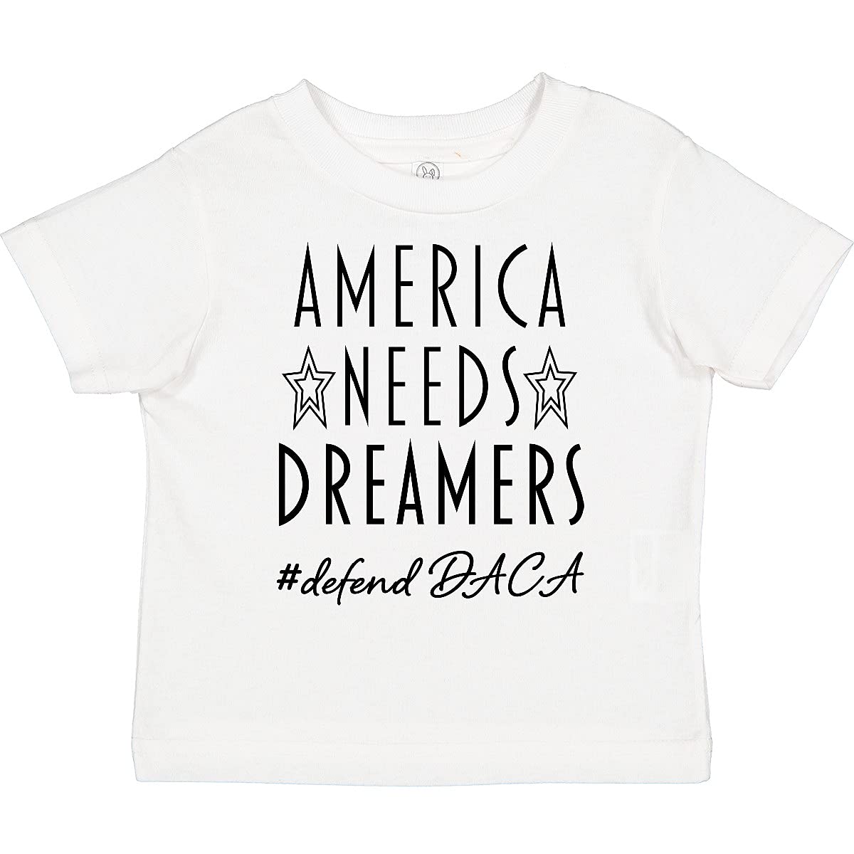 Inktastic America Needs Dreamers - Defend DACA Toddler T-Shirt | Cute Patriotic Kids Shirt for Independence Day & Political Events
