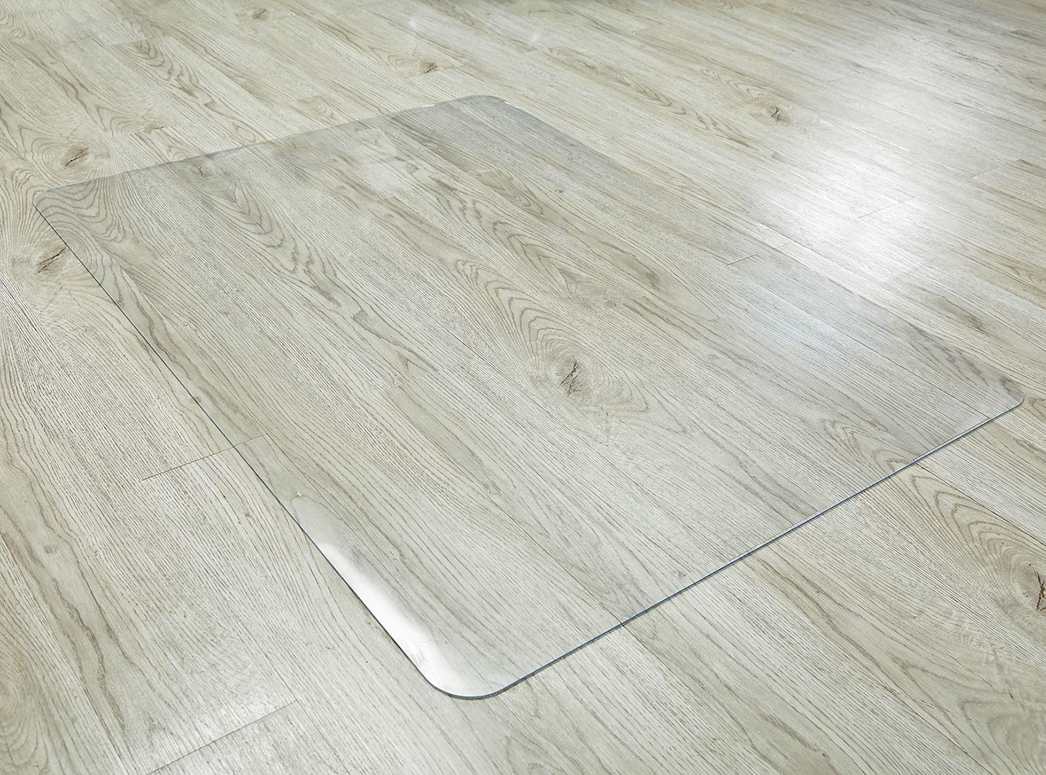 Crystal Clear Chair Mat for Hardwood Floors - 48x36 Office Mat for Hard Floors - Home & Office Use