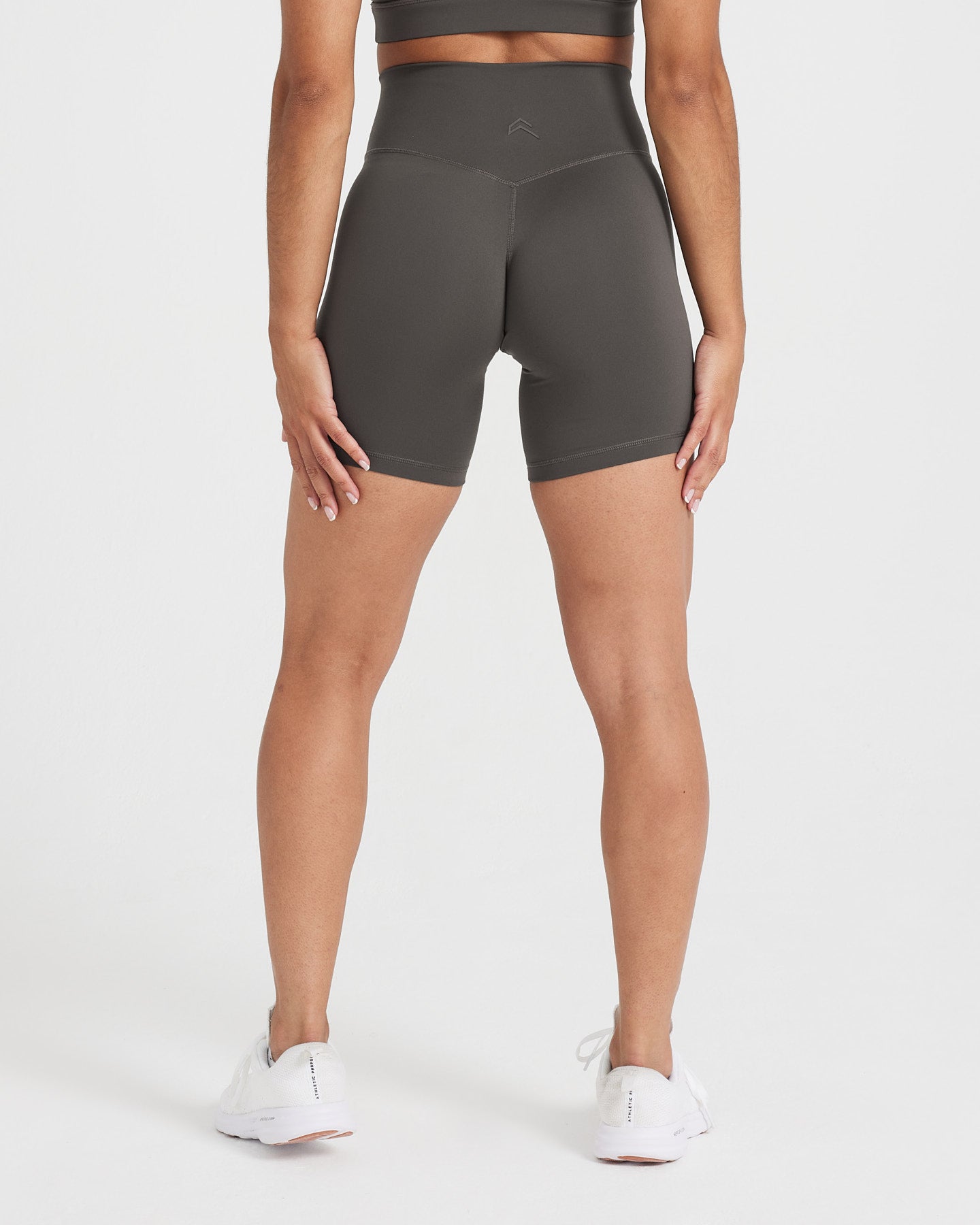 Timeless Women's Casual Shorts in Deep Taupe - Comfortable High Waist Summer Shorts for Outdoor Activities, Travel, and Lounge Wear