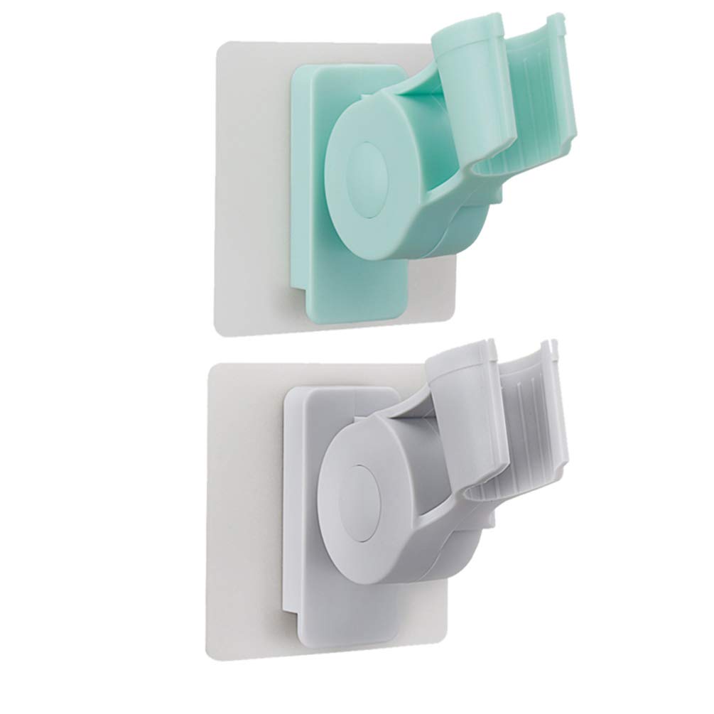 Cabilock Adjustable Shower Hose Holder - Wall Mounted Handheld Showerhead Stand with Clamp for Bathroom Accessories - Perfect for Spa, RV & Home Shower Organization