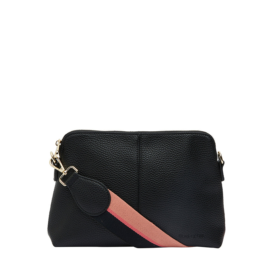 BURBANK Large Crossbody Bag for Women - Stylish Black Shoulder Purse for Everyday Use, Travel & Shopping
