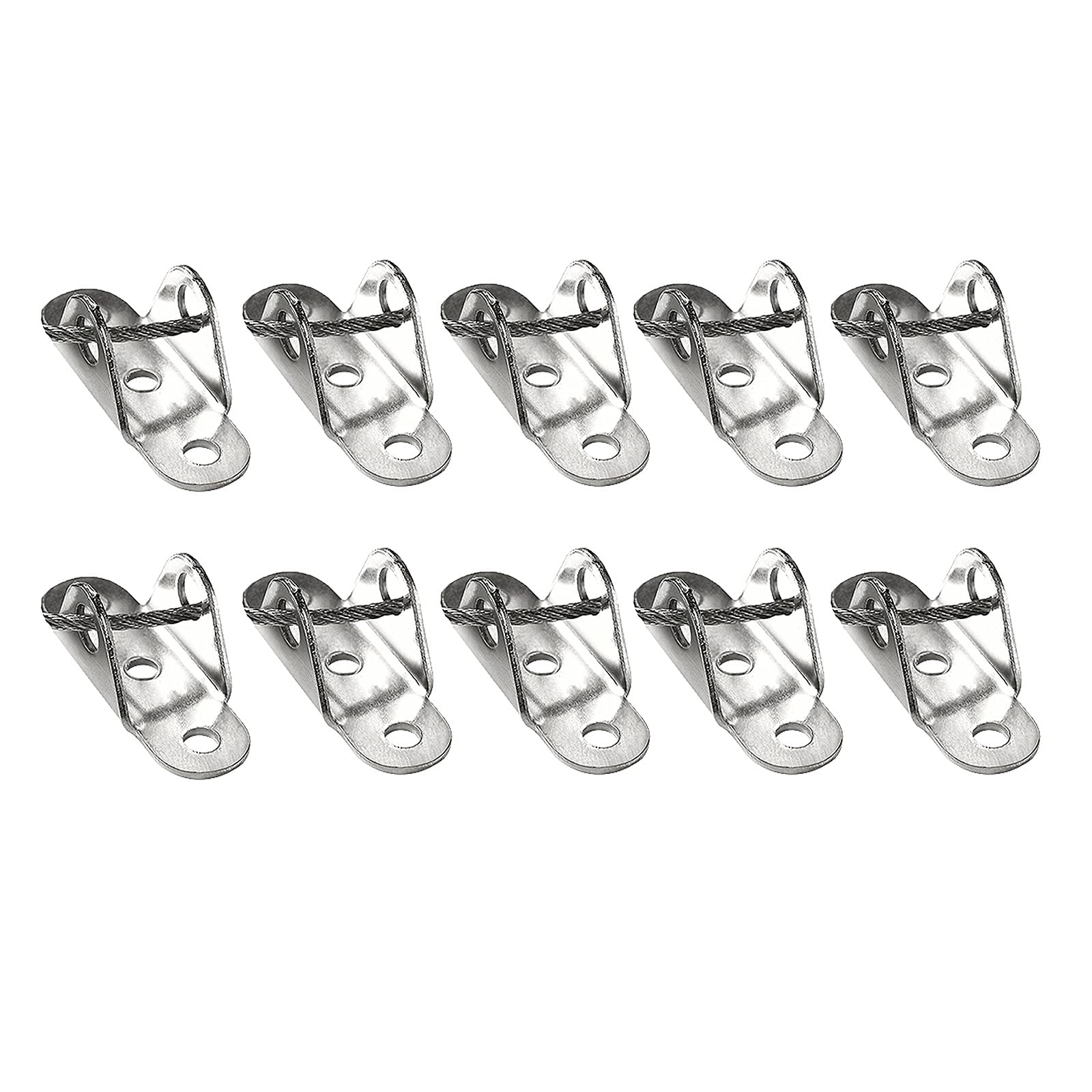 Owlike 10-Pack Baby Proofing Furniture Anchors & Straps - Heavy Duty Earthquake Resistant Locks for Child Safety, Anti-Tip Furniture Securing Kit - Perfect for Nursery, Living Room & Daycare Safety