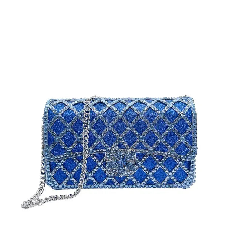Stylish Women's Diamond Checkered Crossbody Bag - Fashionable Small Shoulder Purse for Daily Use, Shopping & Date Nights