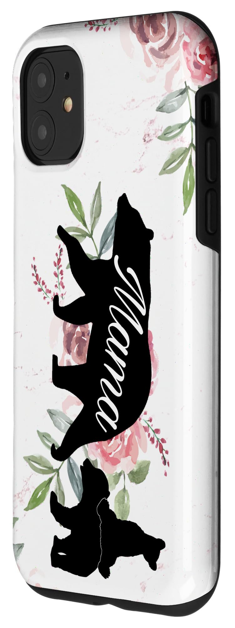 iPhone 11 Mama Bear Mom Gift Phone Case with 2 Cubs Design - Cute Protective Cover for Moms, Kids & Family | Perfect for Mother's Day, Birthday Gifts & Everyday Use