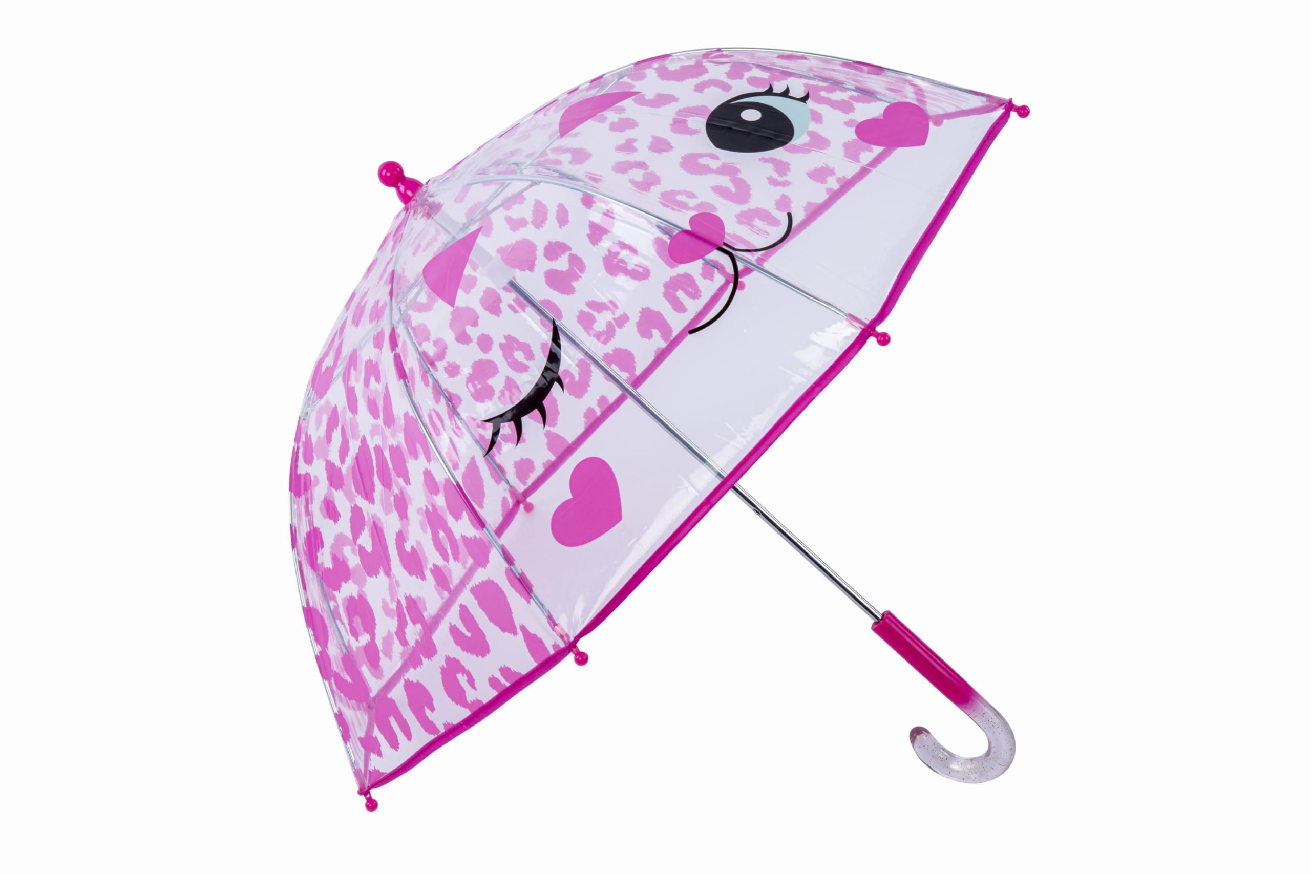 Laura Ashley Kids Dome Umbrella - Waterproof Stick Rain Umbrella with Wide Canopy for Boys & Girls - Perfect for School, Outdoor Play & Rainy Day Protection