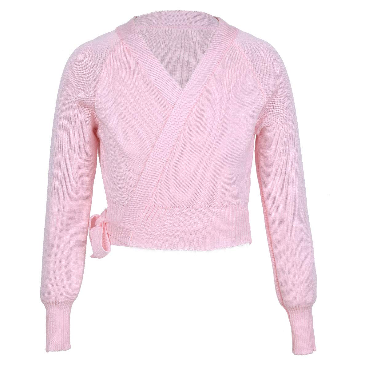 Girls Ballet Dance Cardigan - Soft Knit Wrap Long Sleeve Sweater for Gymnastics & Dance Practice | Perfect for Ballet Class, Rehearsals & Cool Weather Layering