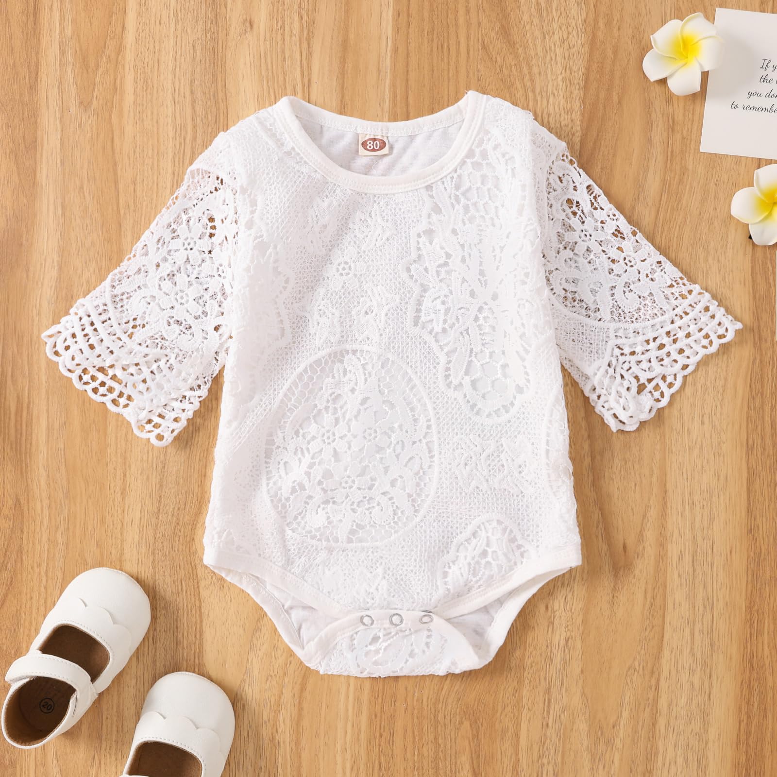 Baby Girl Clothes Outfits - Toddler Infant Romper Top & Jeans Set | Cute Casual Outfit for Playdates & Family Photos