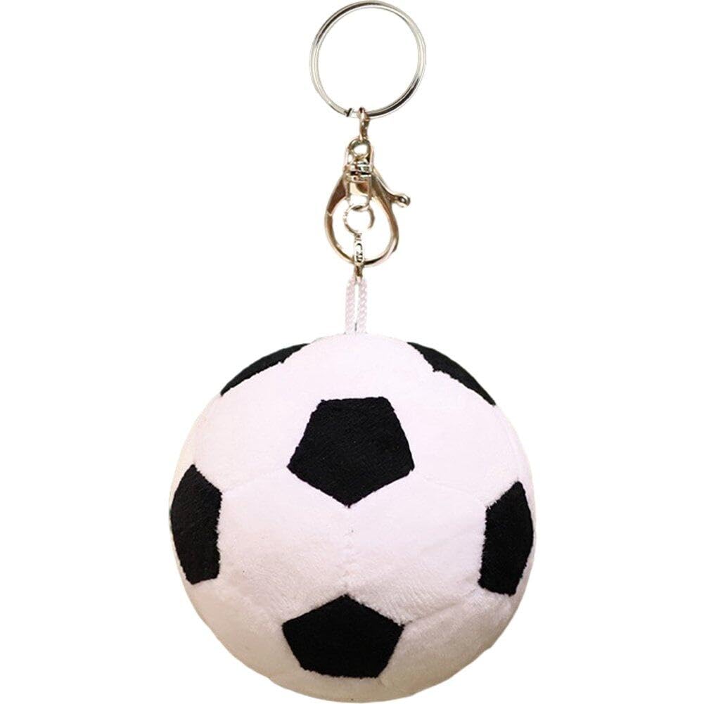 Custom Soccer Keychain - Miniature Soccer Ball Bag Charm for Sports Fans, Car Keys & Backpack Accessories | Perfect for Soccer Party Favors, Player Gifts & Team Celebrations
