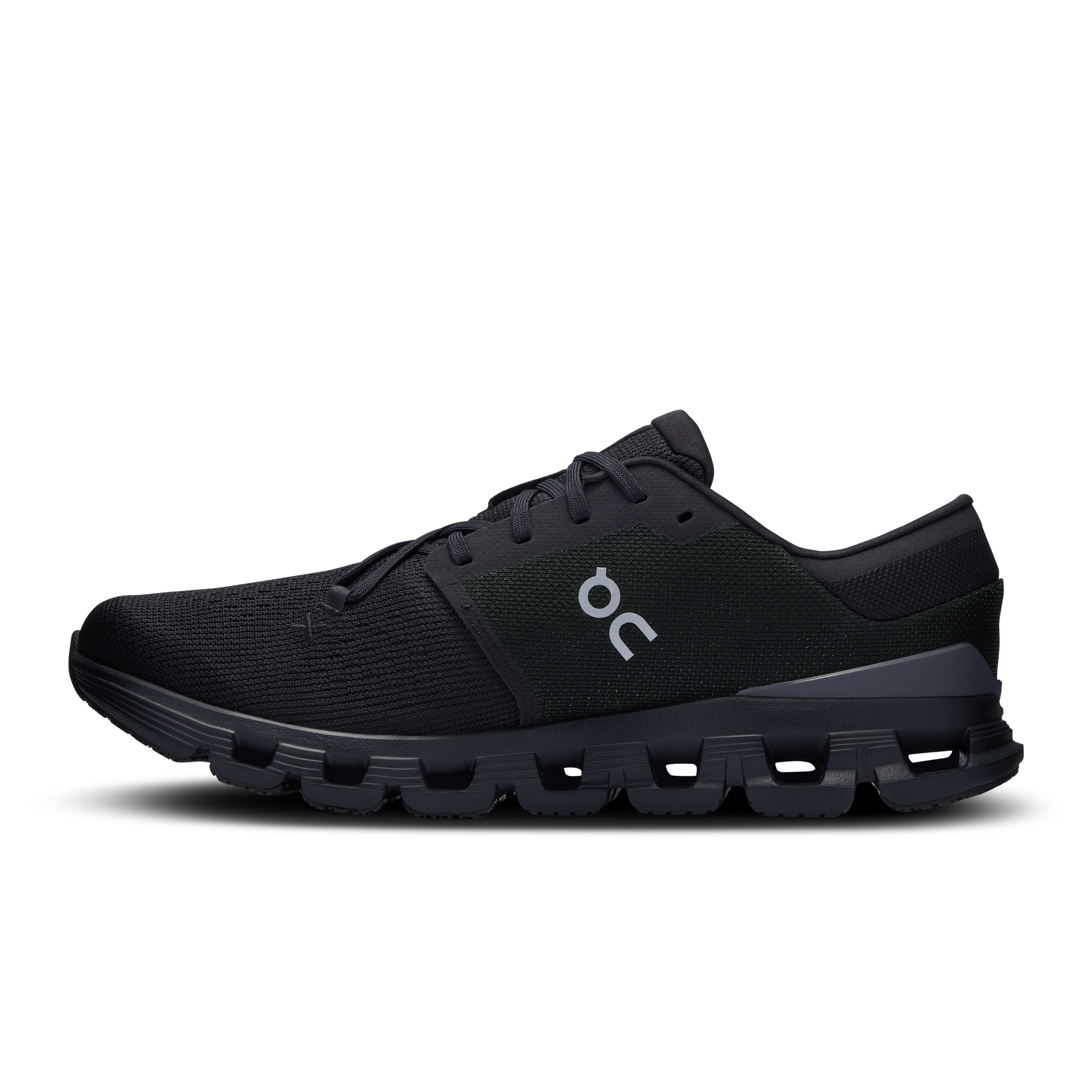On Running Men's Cloud X 4 Running Shoes - Lightweight & Breathable Black/Eclipse for Jogging, Gym Workouts & Daily Wear