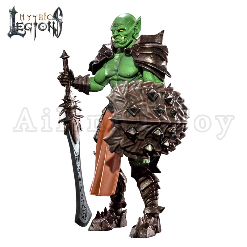 Mythic Legions 1/12 Scale 6-Inch Deluxe Male Orc Builder Ver 2.0 Action Figure by Four Horsemen Studios - Fantasy Roleplay, Collectible Display & Tabletop Gaming