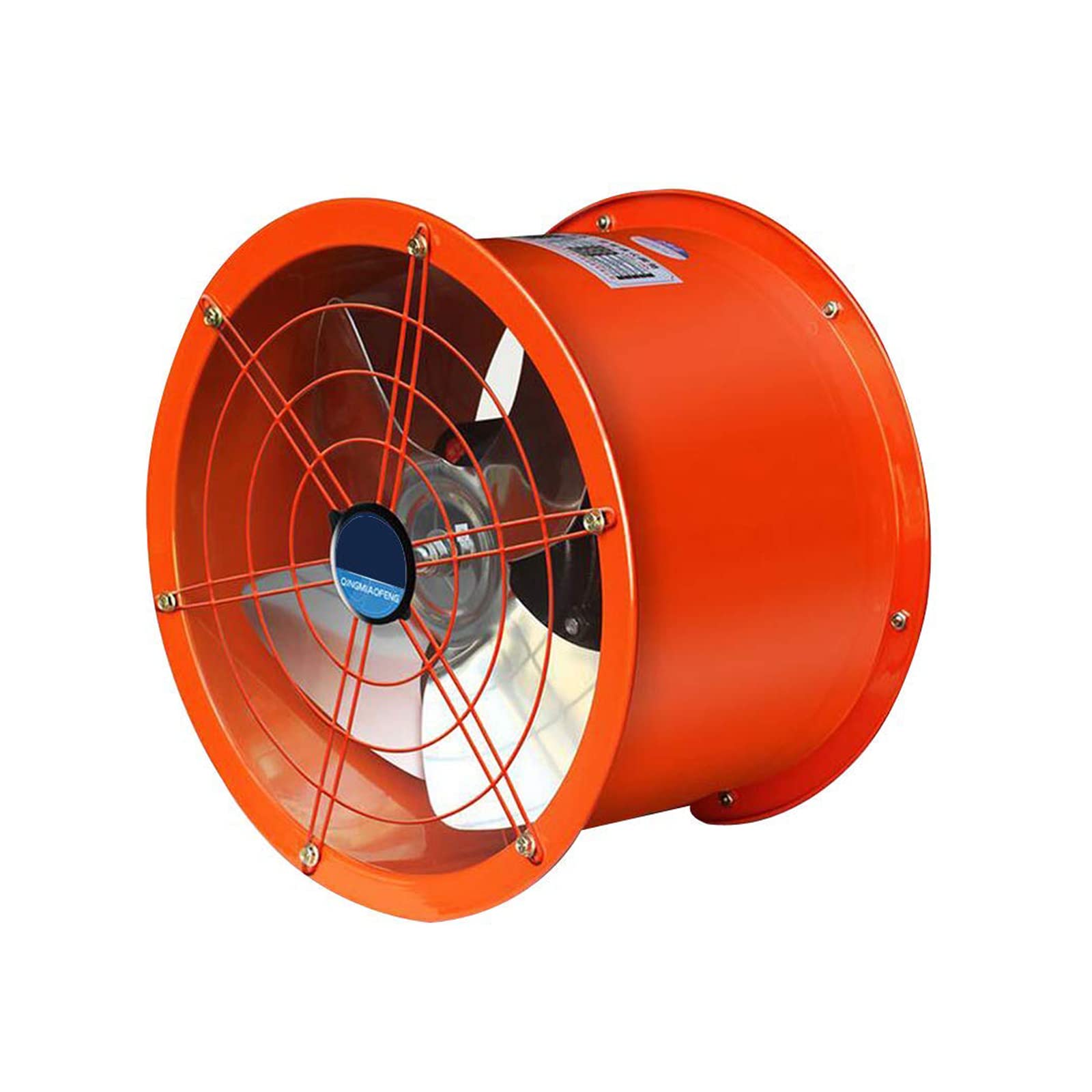 TECHTONGDA 14 Inch 220V Industrial Axial Blower Fan - 3530m³/h 250W Explosion Proof Exhaust Fan for Greenhouse Ventilation, Wall Mounted Utility Blower (Perfect for Warehouse Cooling, Factory Air Circulation & HVAC Systems)
