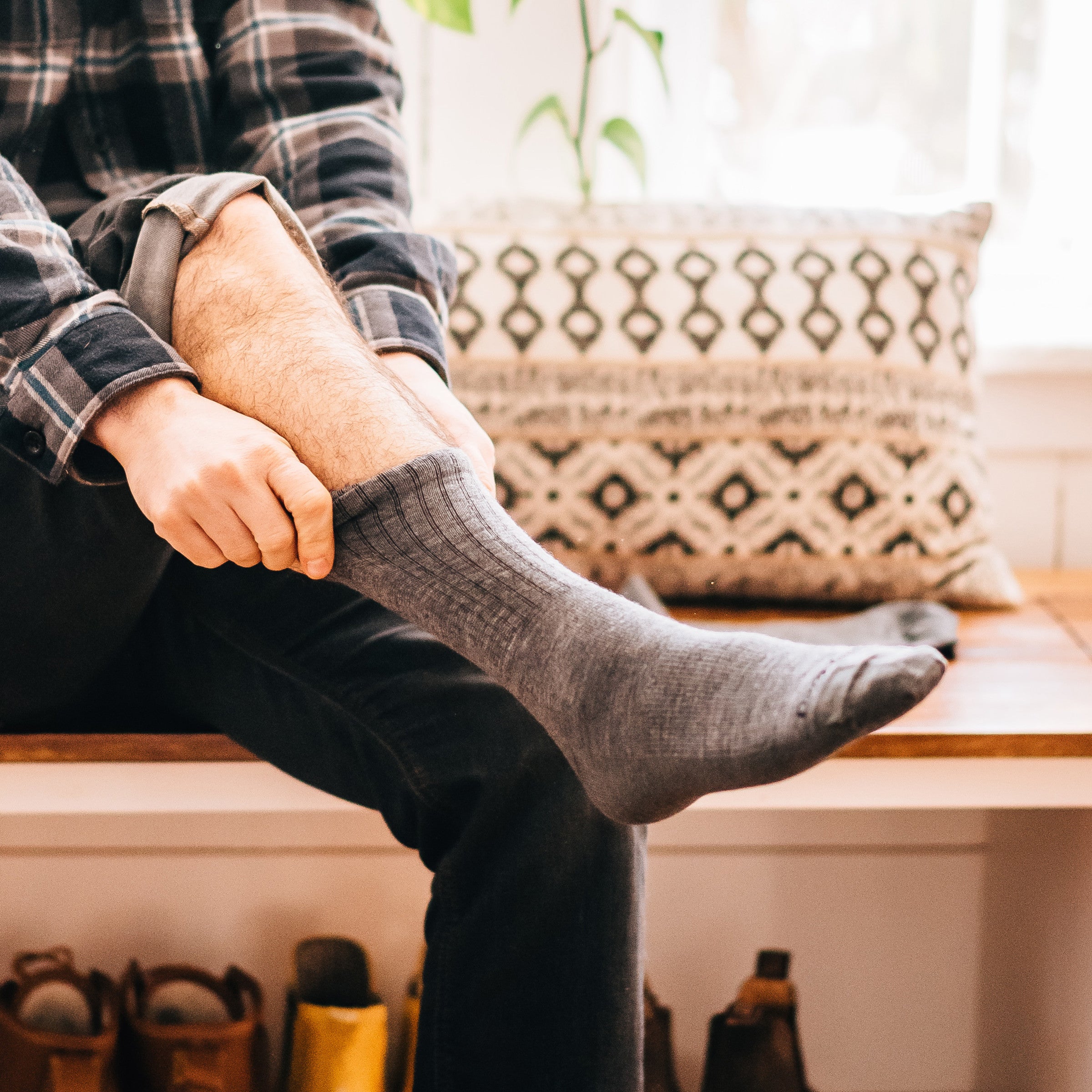 Men's Lightweight Lifestyle Crew Socks - The Standard Comfort for Everyday Wear - Perfect for Casual, Work & Gym Activities