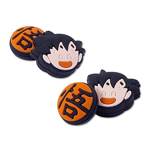 PERFECTSIGHT Cute Thumb Grip Caps for PS5, PS4, Xbox Series X/S, Xbox One, Switch PRO Controller - 4PCS Soft Skin Rubber 3D Analog Thumbsticks Grips Joystick Cover Set (Kawaii Design, Kids Friendly) - Enhance Gaming Comfort & Control for Long Play Sessions