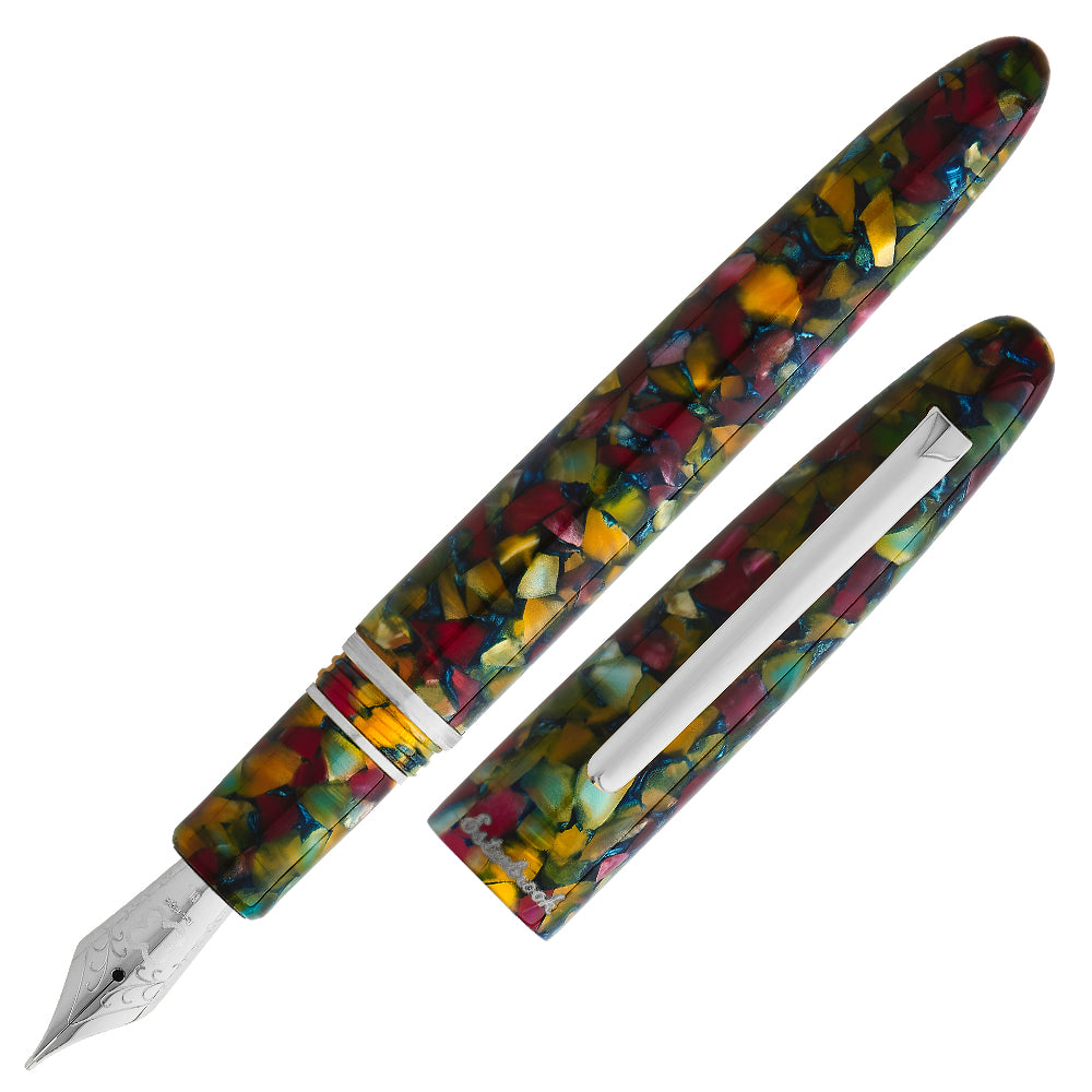 Esterbrook Estie Fountain Pen - Botanical Gardens Palladium Nib | Premium Writing Instrument for Calligraphy, Journaling & Gifts | Elegant Office & Home Use