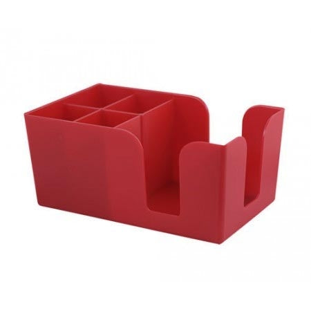 5-Compartment Bar Caddy with Multiple Color Options - Perfect for Home Bars, Parties & Kitchen Organization