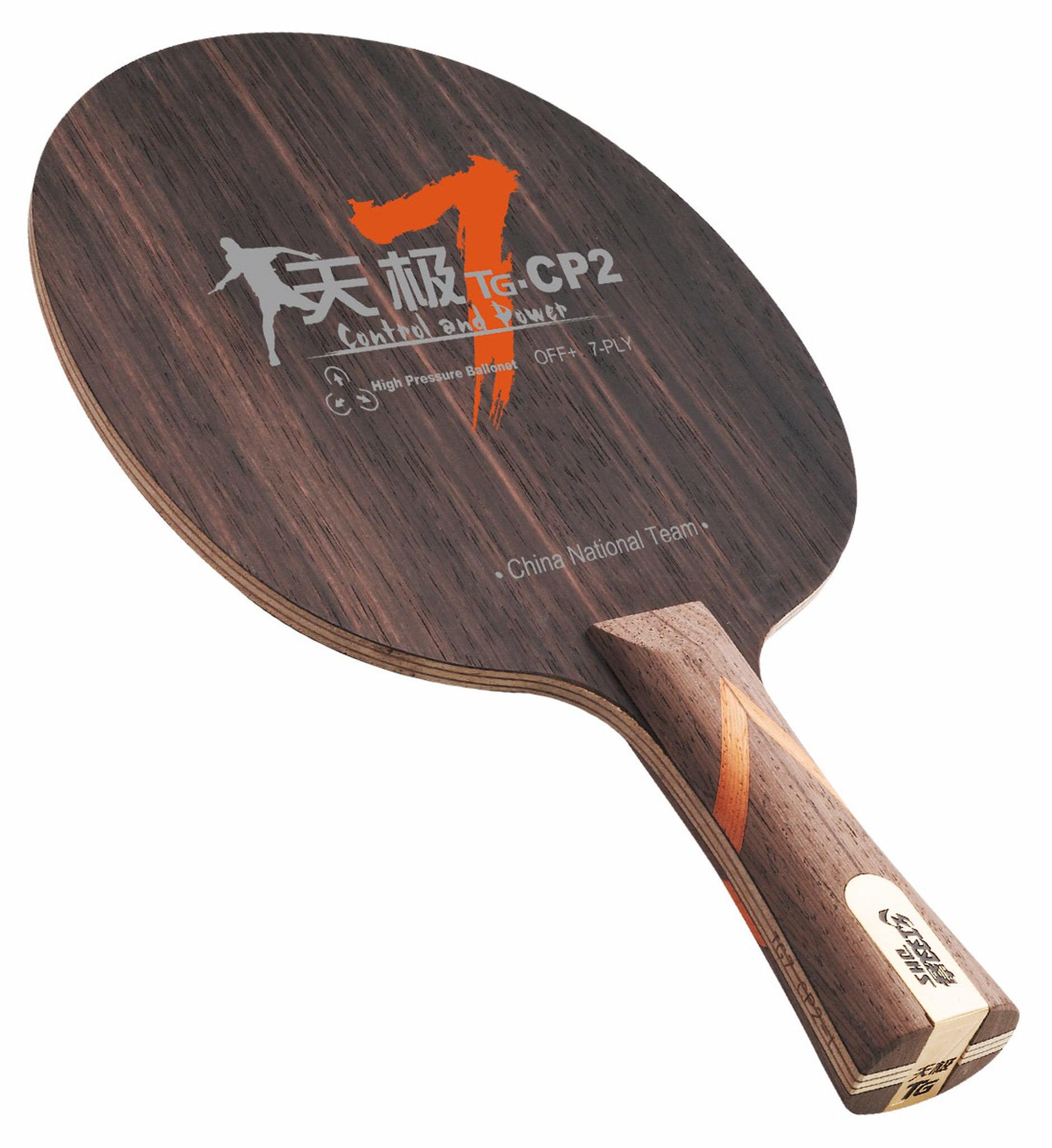DHS TG7 CP2 Shakehand Table Tennis Blade (FL Handle) - Professional Ping Pong Racket for Competitive Play & Training