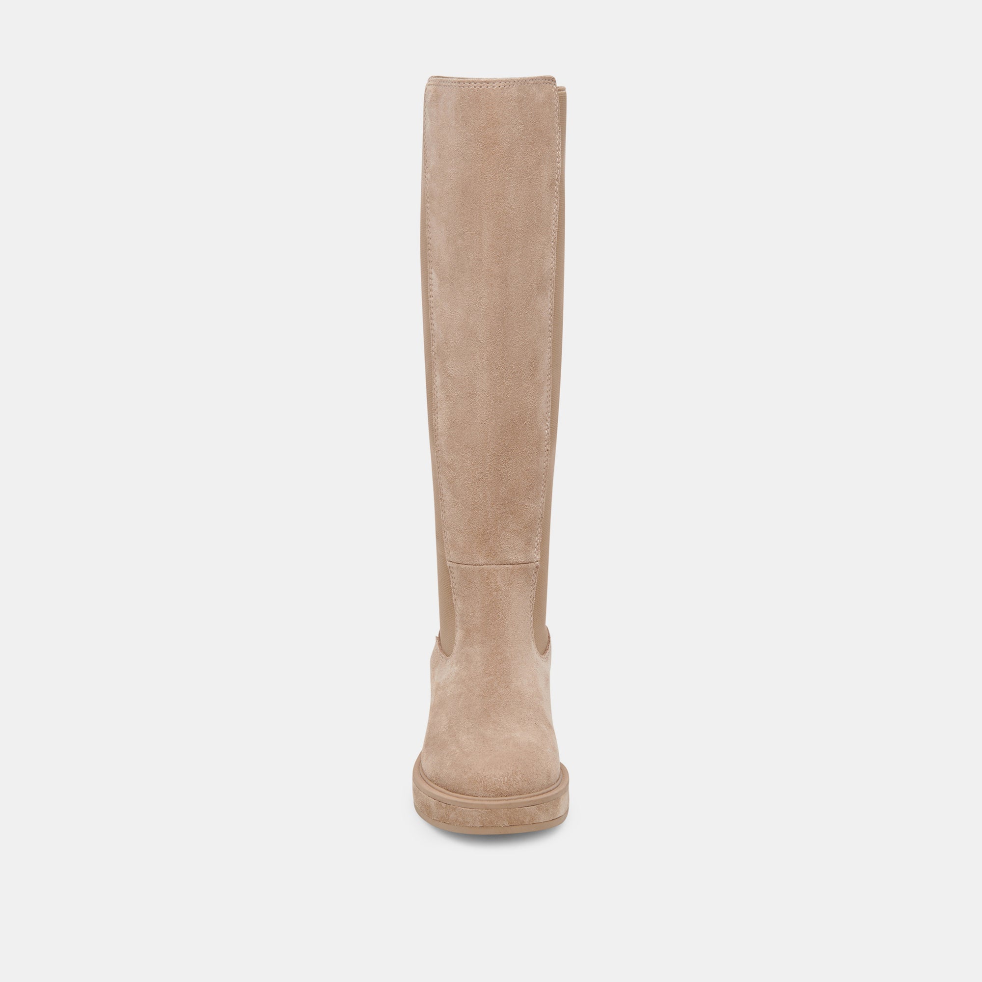 EAMON H2O Wide Calf Boots for Women - Almond Suede Waterproof Winter Boots | Comfortable & Stylish for Rainy Days, Snow & Outdoor Activities