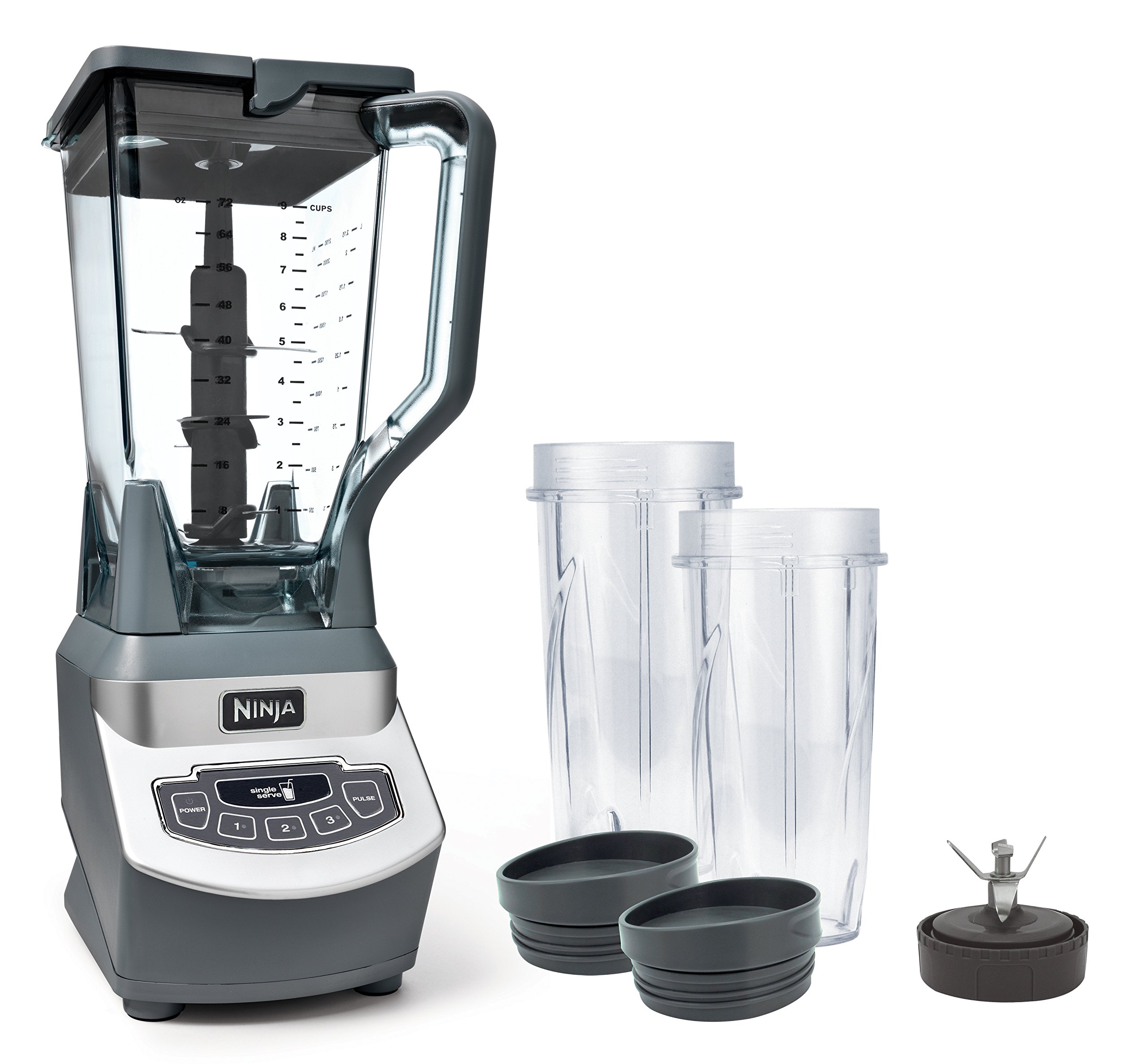 Ninja BL660 Professional 1100-Watt Blender for Smoothies, Frozen Drinks & Food Processing - 72oz Pitcher with 2 To-Go Cups - Perfect for Kitchen, Restaurant & Healthy Lifestyle - Make Protein Shakes, Sauces, Baby Food & Margaritas