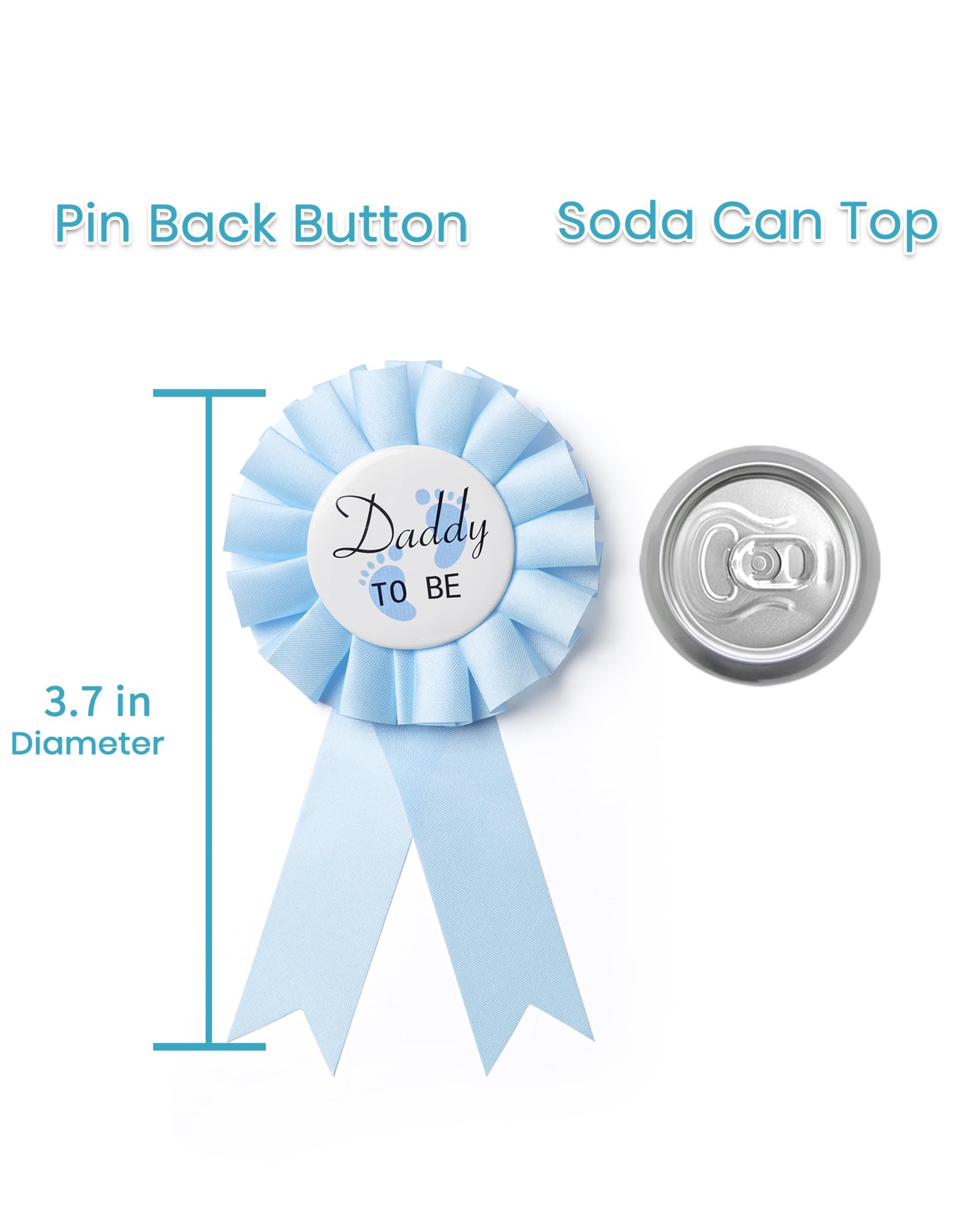 Mom to Be Sash & Corsage Pin Set - Baby Shower Decorations for Maternity Dress & Pregnancy Photos - Gender Reveal Party Supplies, Mommy to Be Gifts (Perfect for Maternity Photoshoots & Gender Reveal Parties)