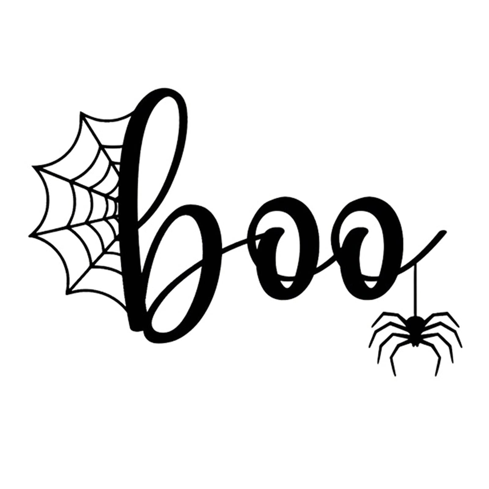 Halloween Spider Wall Decals - PVC Window & Tile Stickers for Living Room, Bedroom, Bathroom Decor - Scary Halloween Party & Home Decoration
