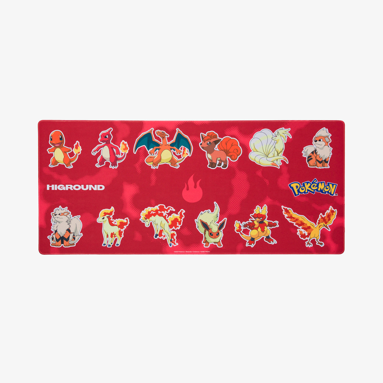 Pokémon Fire Type Gaming Mouse Pad XL - Large Non-Slip Mousepad for PC & Laptop - Perfect for Gamers, Office & Home Use