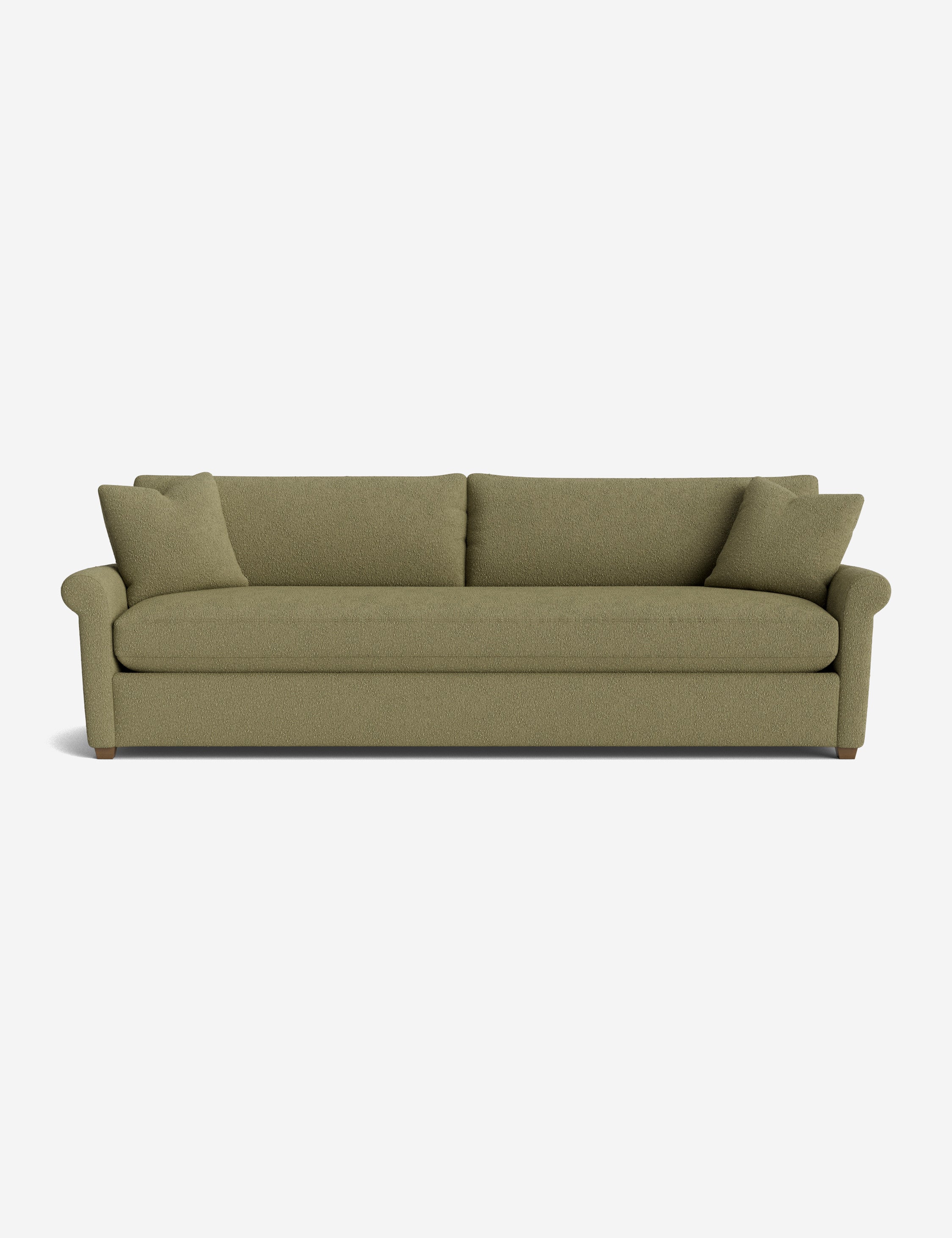 Everdeen Sofa - Modern Comfortable 3-Seater Couch for Living Room, Home Theater & Office - Soft Fabric Upholstery with Sturdy Wooden Frame - Perfect for Relaxing, Entertaining & Small Spaces
