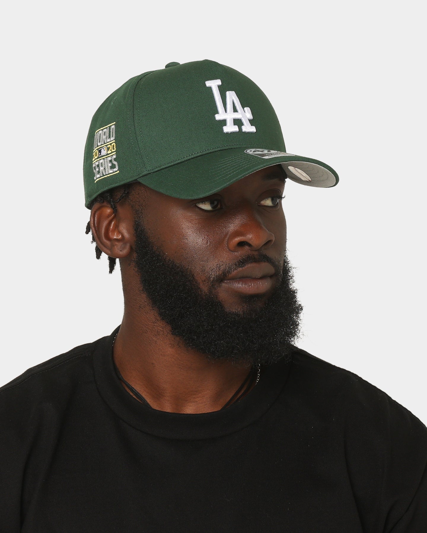 47 Brand Los Angeles Dodgers MVP Snapback Hat - Dark Green & Red Adjustable Baseball Cap for Men & Women - Perfect for Games, Streetwear & Casual Outfits