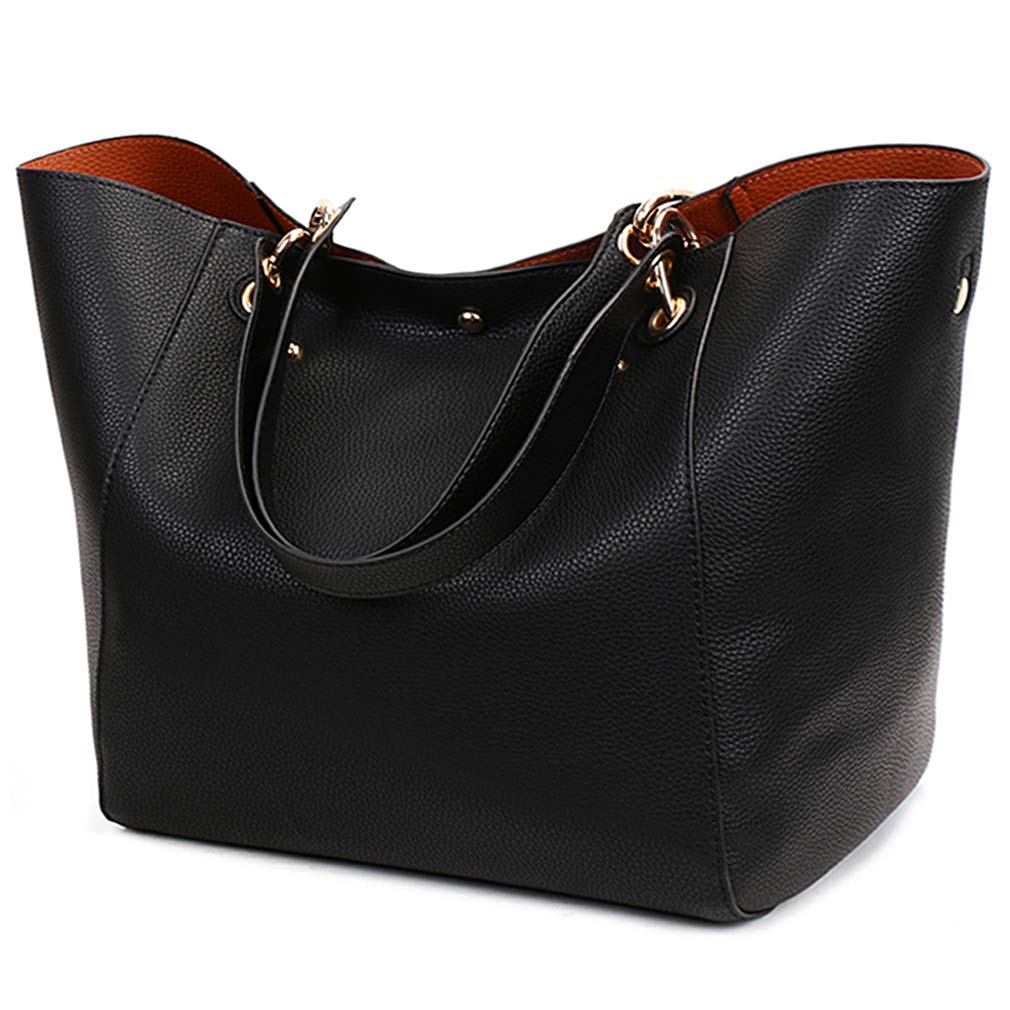 Stylish Pahajim Tote Handbags for Women - Large Capacity PU Leather Bucket Purse, Designer Satchel Hobo Shoulder Bag - Perfect for Work, Travel & Everyday Use