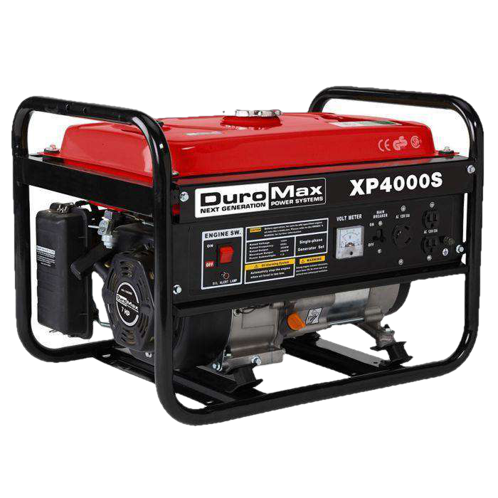 DuroMax XP4000S 3300W/4000W Portable Gas Generator - Reliable Power for Camping, Emergencies & Home Backup