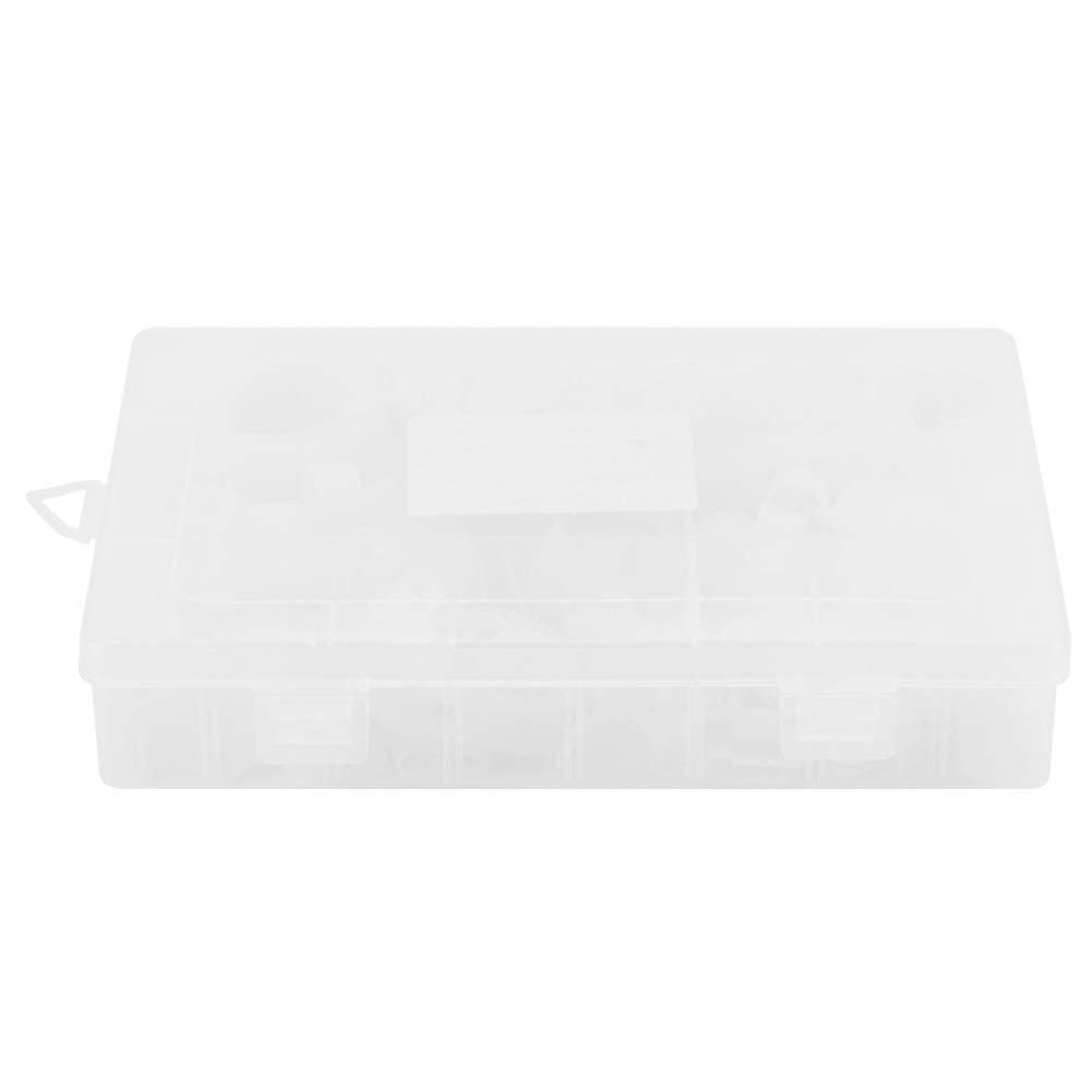 Durable Nylon P Clips for Cable Management - High Tensile Strength Plastic P Clips to Secure Cables, Conduits & Tubing (White) - Perfect for Home, Office & Automotive Wiring Organization