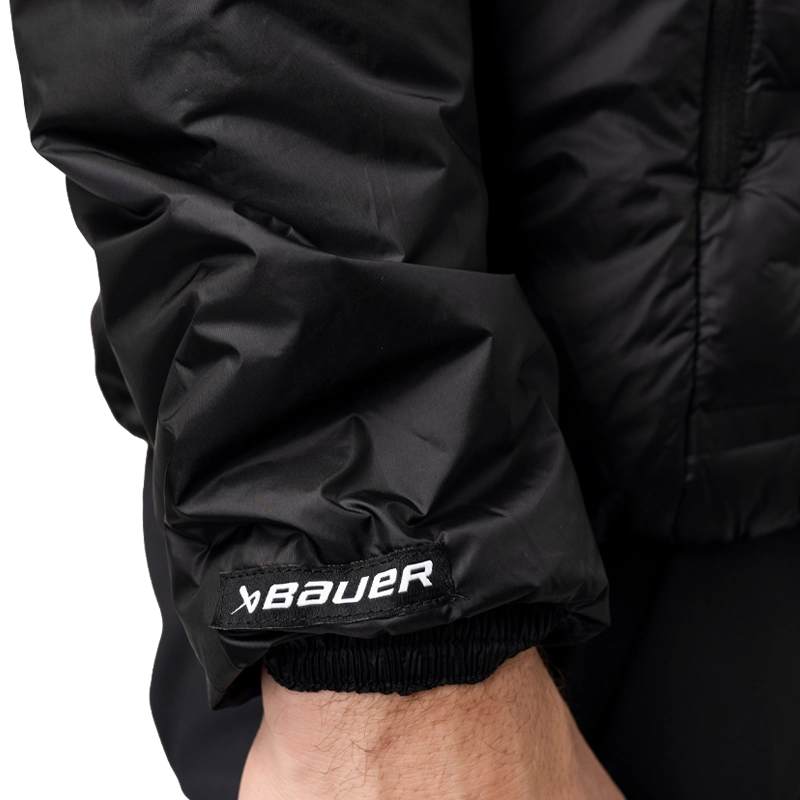 Bauer FLC Packable Puffer Jacket for Men - Lightweight Winter Coat, Water-Resistant, Warm Insulated Hooded Jacket - Perfect for Outdoor Activities, Hiking & Travel