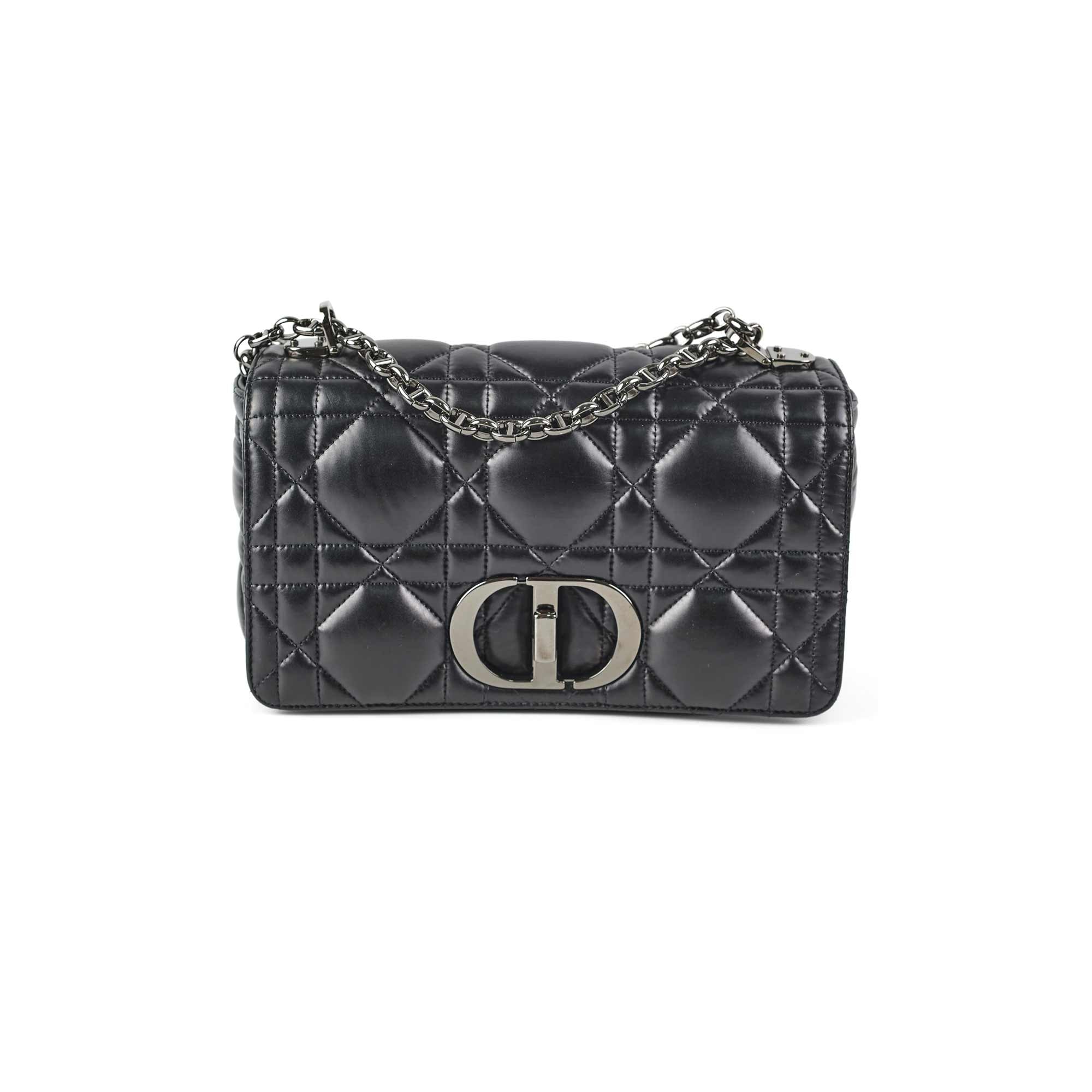 Dior Medium Caro Bag in Black | Luxury Designer Handbag for Women | Perfect for Work, Evening & Special Occasions