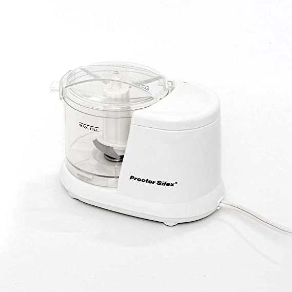 Proctor Silex 72500RY Electric Food Chopper - Compact & Powerful Kitchen Appliance for Chopping, Dicing & Mincing - Perfect for Onions, Nuts, Herbs & Vegetables - Ideal for Meal Prep, Cooking & Baking