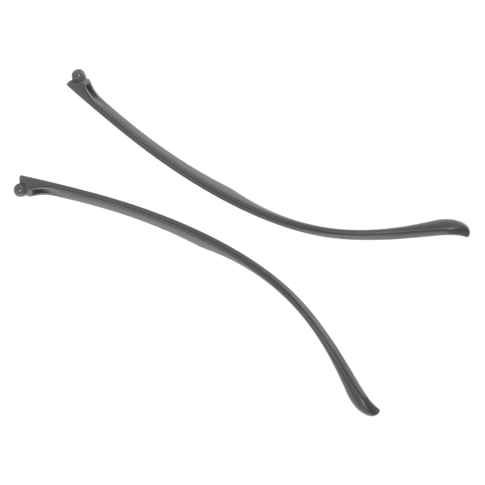 OHPHCALL Glasses Temple Replacement Kit - 1 Pair Black Double Teeth Sturdy Eyeglass Arm Repair Accessories for Broken Frames | Perfect for DIY Glasses Repair at Home or Office