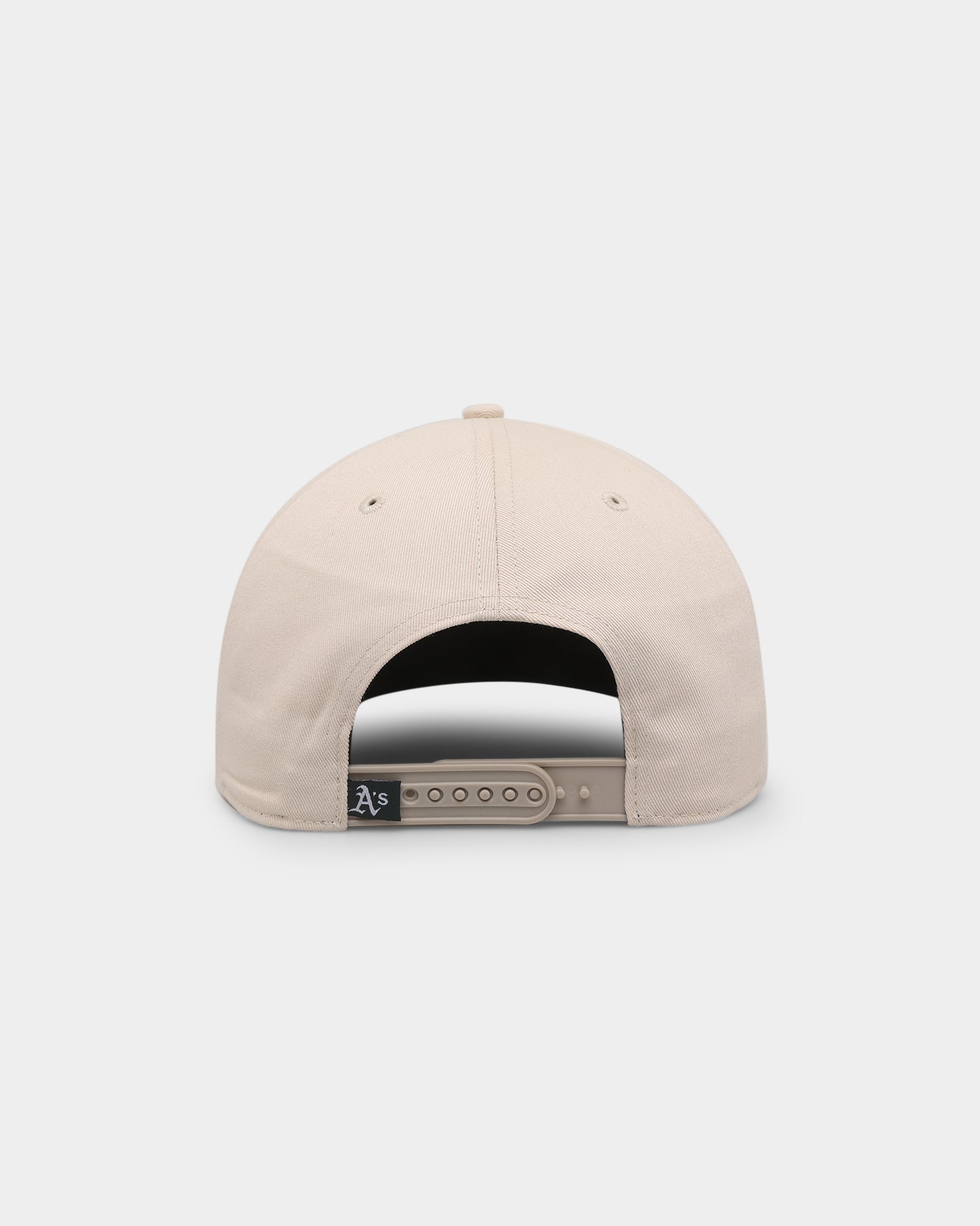 47 Brand Oakland Athletics Nantasket Script '47 Captain DT Snapback Bone Hat - Official MLB Baseball Cap for Men & Women - Perfect for Sports Fans, Streetwear Fashion and Casual Outfits