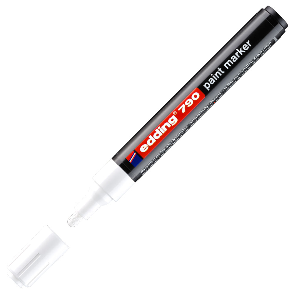 edding 790 Paint Marker Pen - Permanent, Waterproof & Quick-Drying for DIY, Crafts, Signs & Industrial Labeling