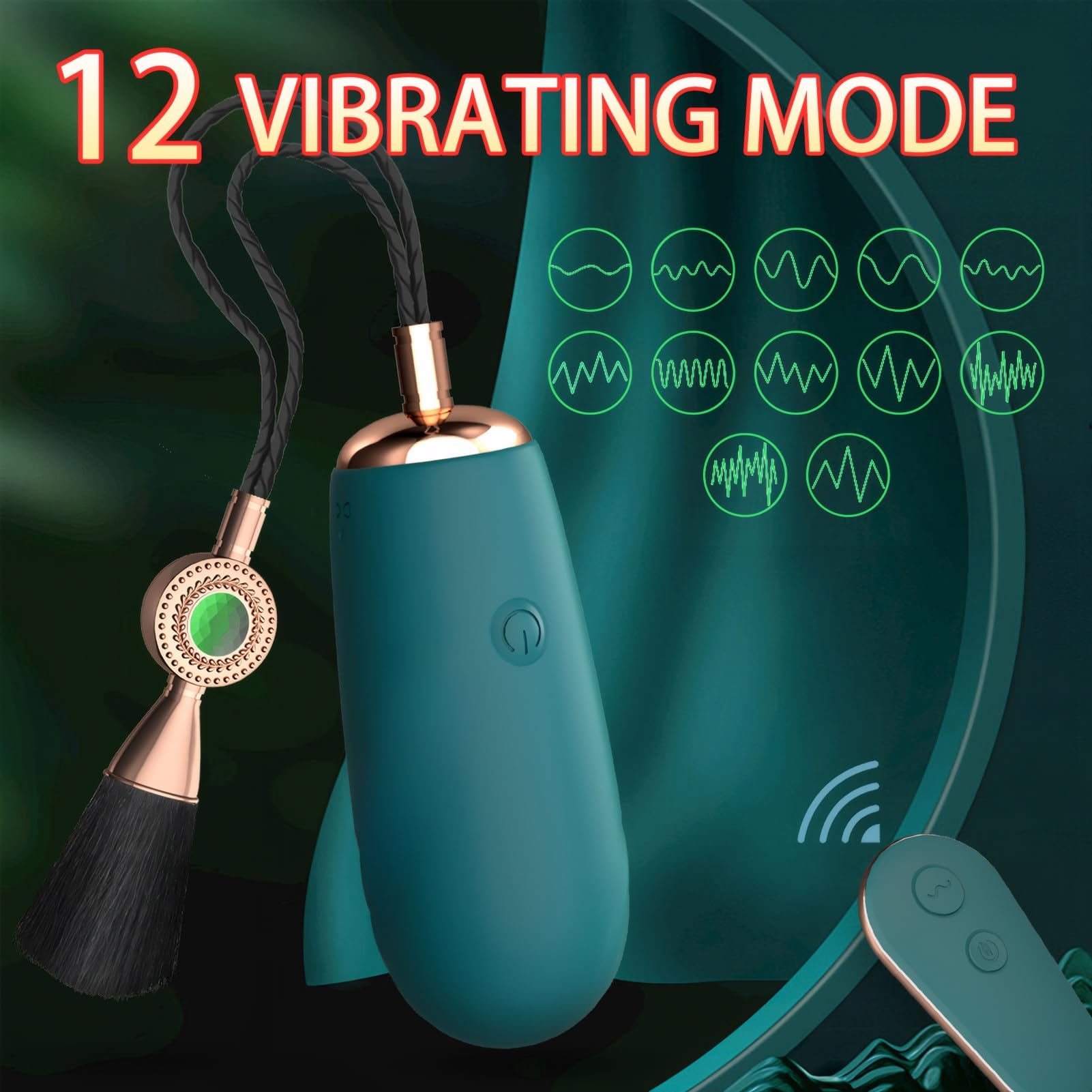 Premium G-Spot & Clitoral Bullet Vibrator with Remote Control - 12 Powerful Vibration Modes, Mini Vibrating Egg for Women & Couples - Perfect for Solo Play, Foreplay & Long-Distance Intimacy