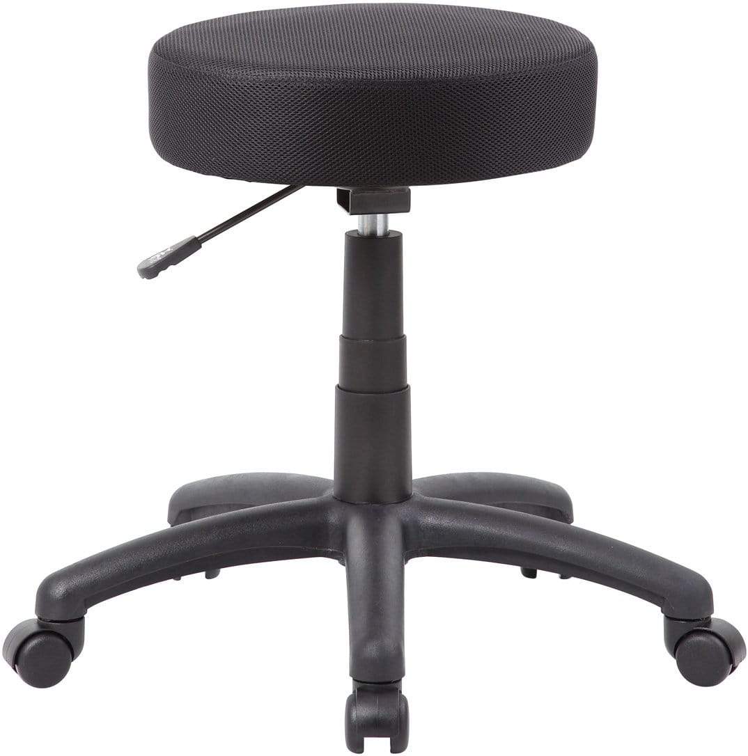 Boss The DOT Stool [B210 BK] - Modern Bar Stool for Kitchen Island, Dining Counter & Home Decor - Adjustable Height & Sleek Black Design