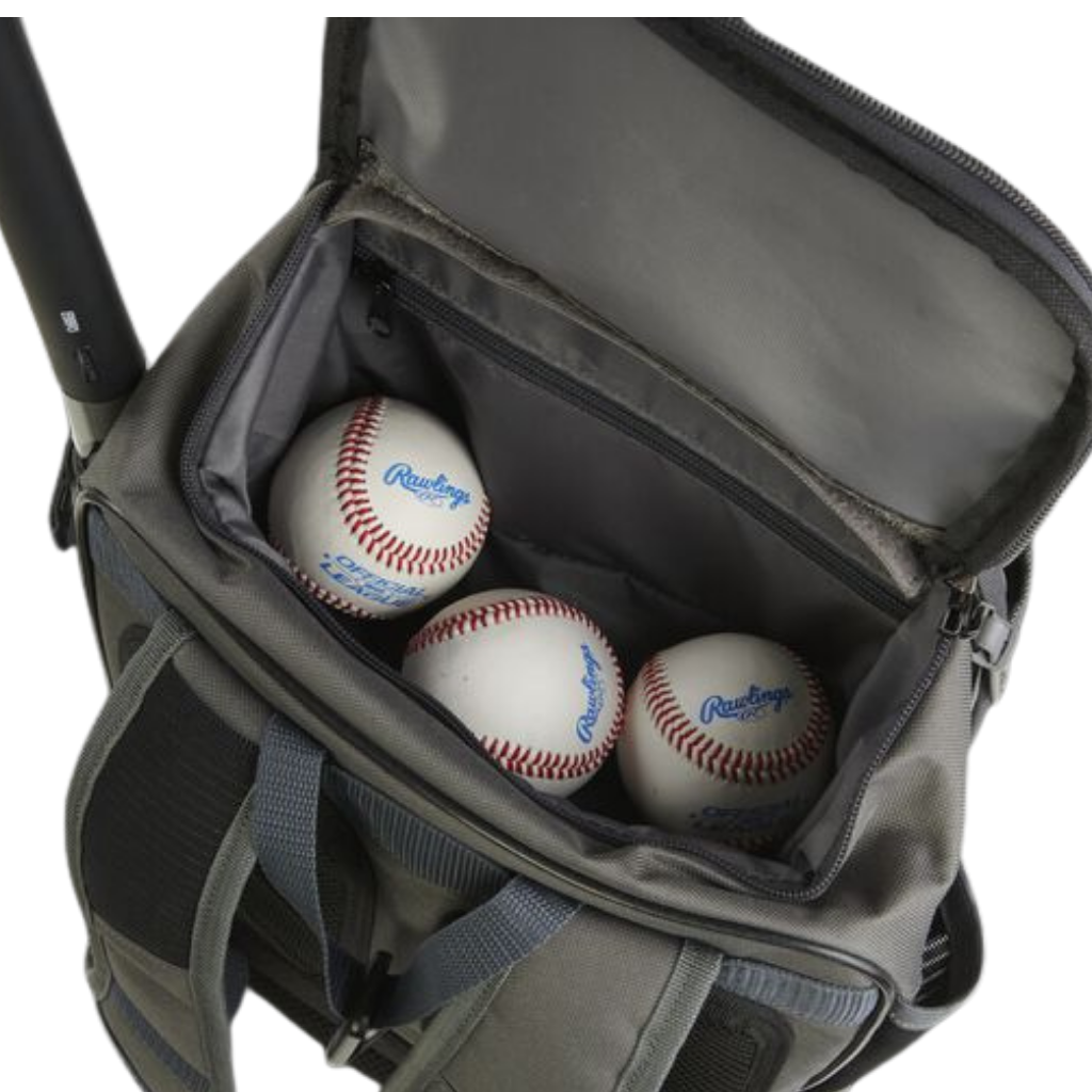 Rawlings R701 Coaches Backpack - Durable Baseball & Softball Equipment Bag for Coaches, Players & Travel - Perfect for Training, Games & Sports Gear Storage